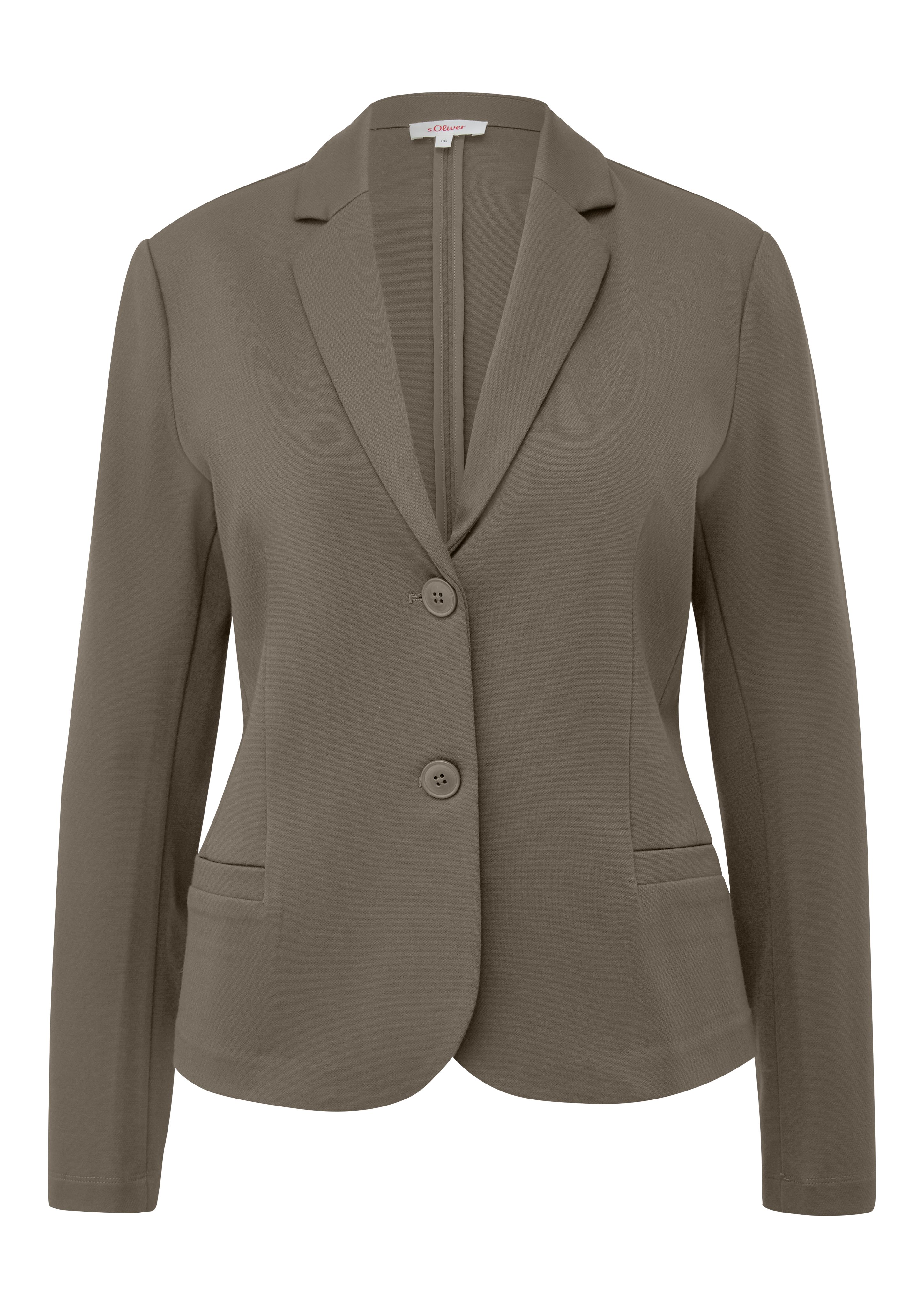 s.Oliver Jerseyblazer met rugsplit