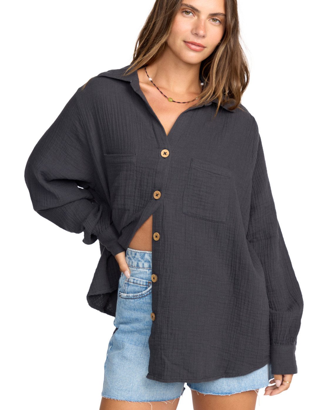 Billabong Shirt met korte mouwen Swell Blouse