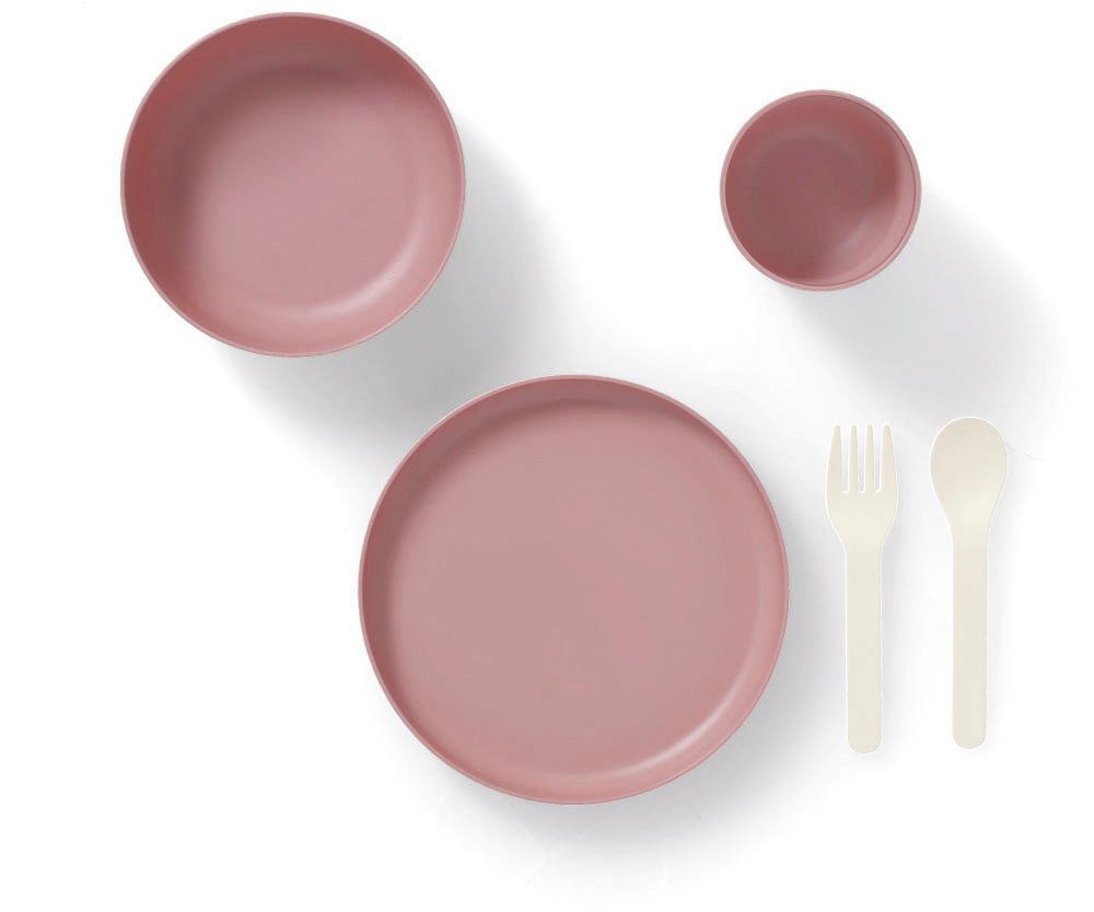 Zeller Present Kinderservies-set (per 1 bord, kom, mok, vork, lepel) (set, 5-delig)