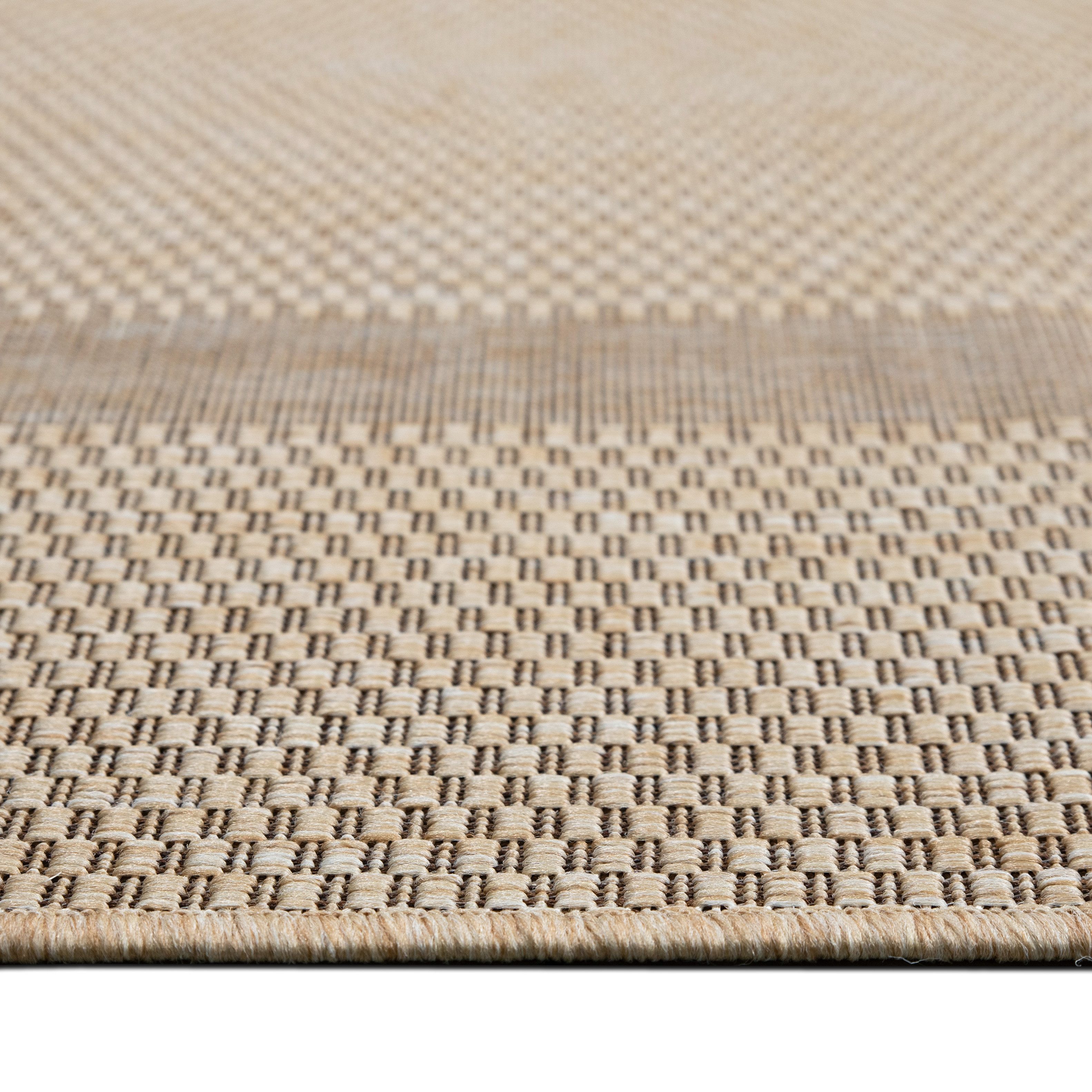 my home Vloerkleed Venetië rand is ook als loper verkrijgbaar Geschikt voor binnen en buiten, sisal-look, weerbestendig & uv-bestendig