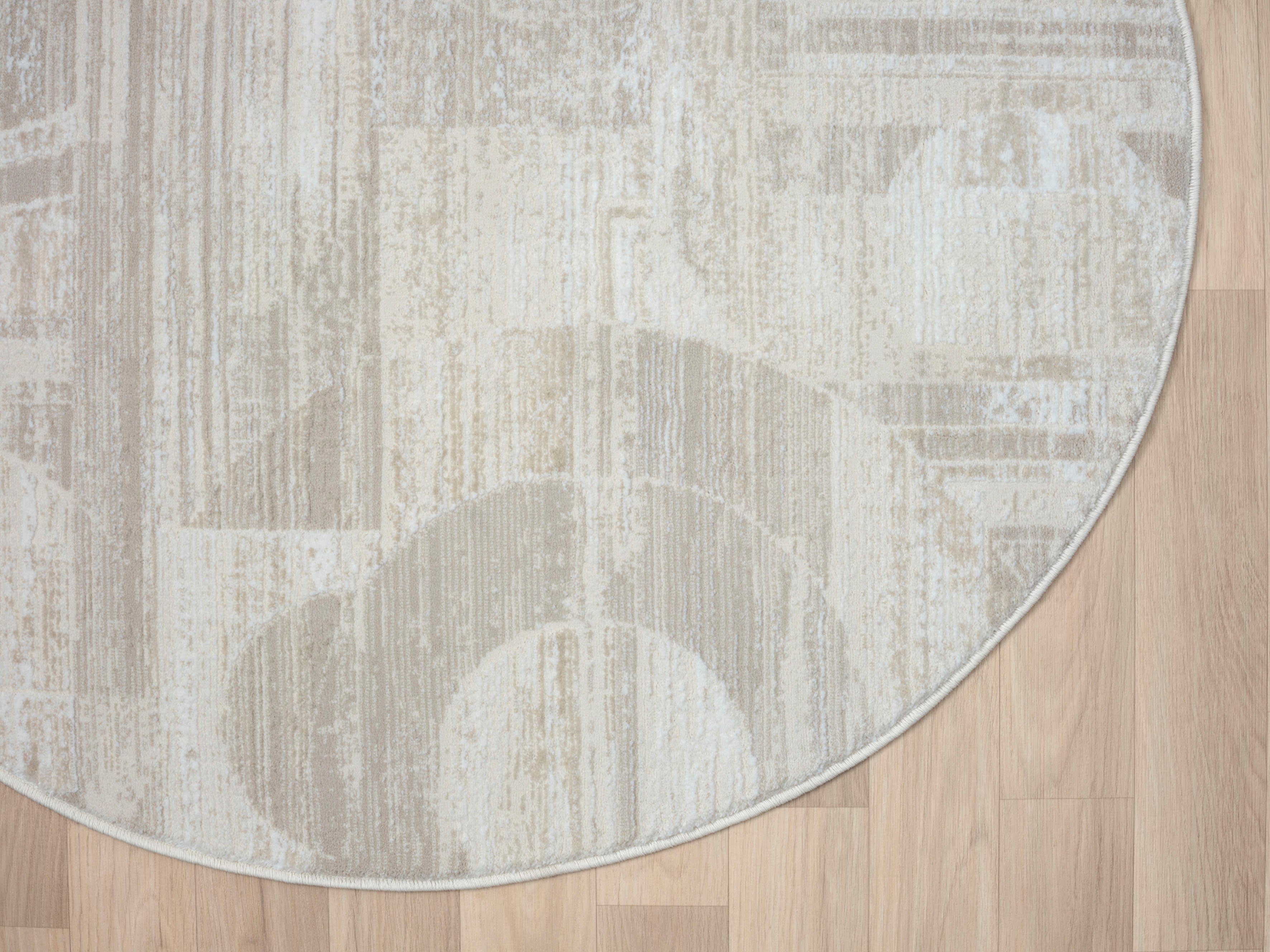 Myflair Möbel & Accessoires Vloerkleed My Circles Kortpolig, modern ontwerp, retro-stijl, bijzonder zacht