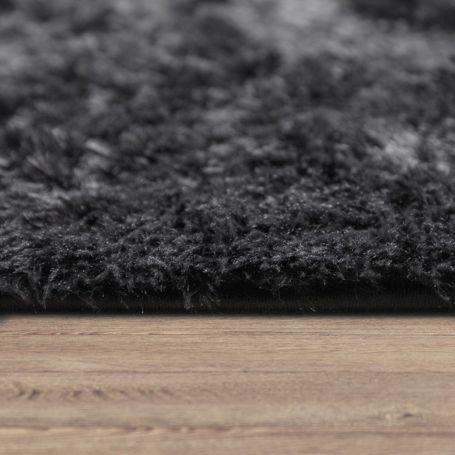 Paco Home Hoogpolig vloerkleed Silky 591 Unikleurig, bijzonder zacht en behaaglijk