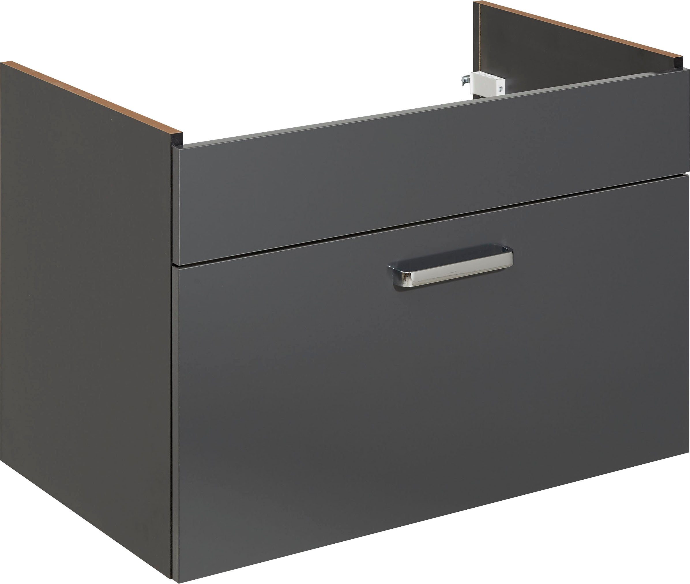 Saphir Badkamerserie Quickset 2-delig, keramieken wastafel met led-spiegelkast, badkameraccessoire-set (2-delig)