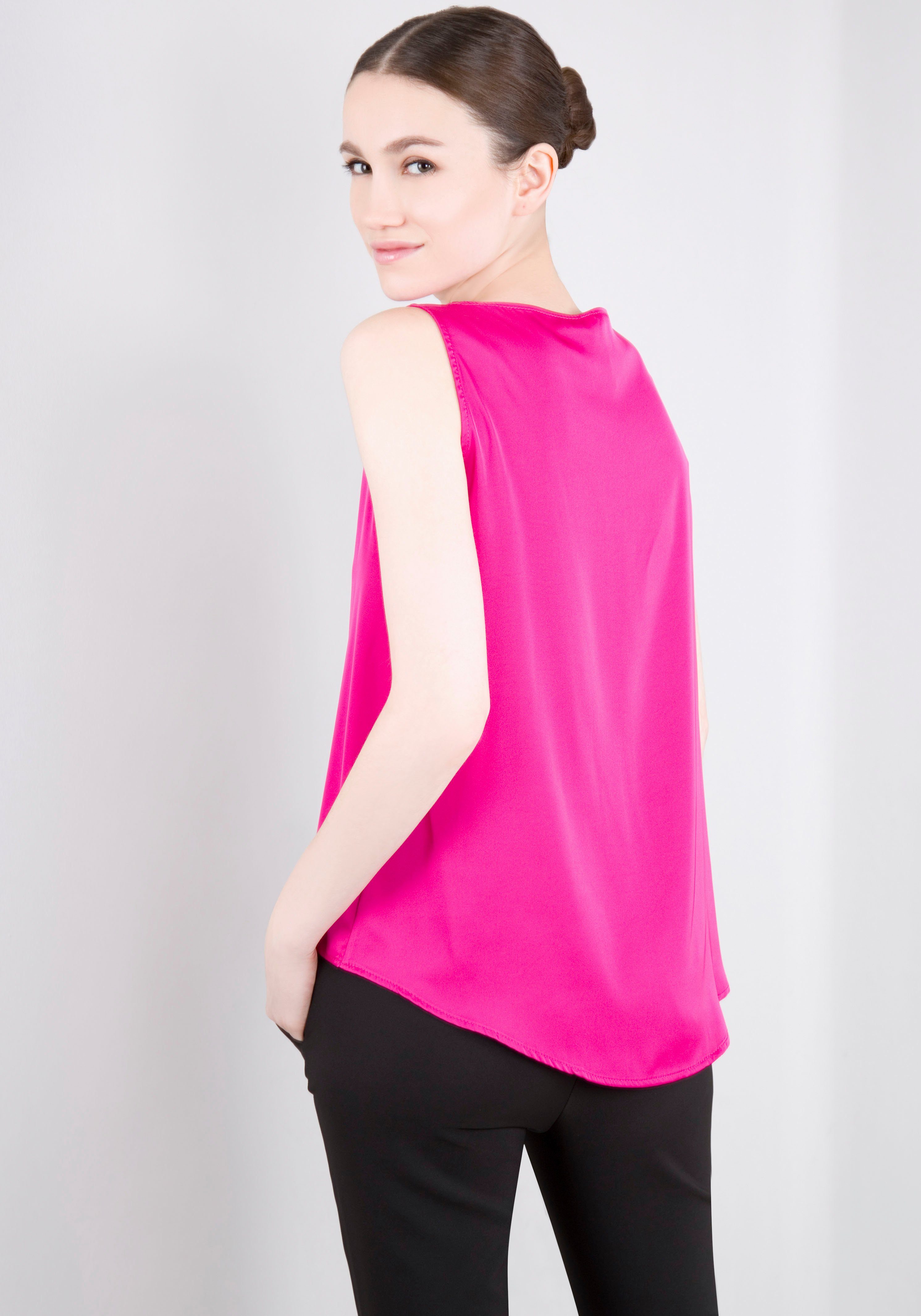 IMPERIAL Top in glanzende satijnkwaliteit