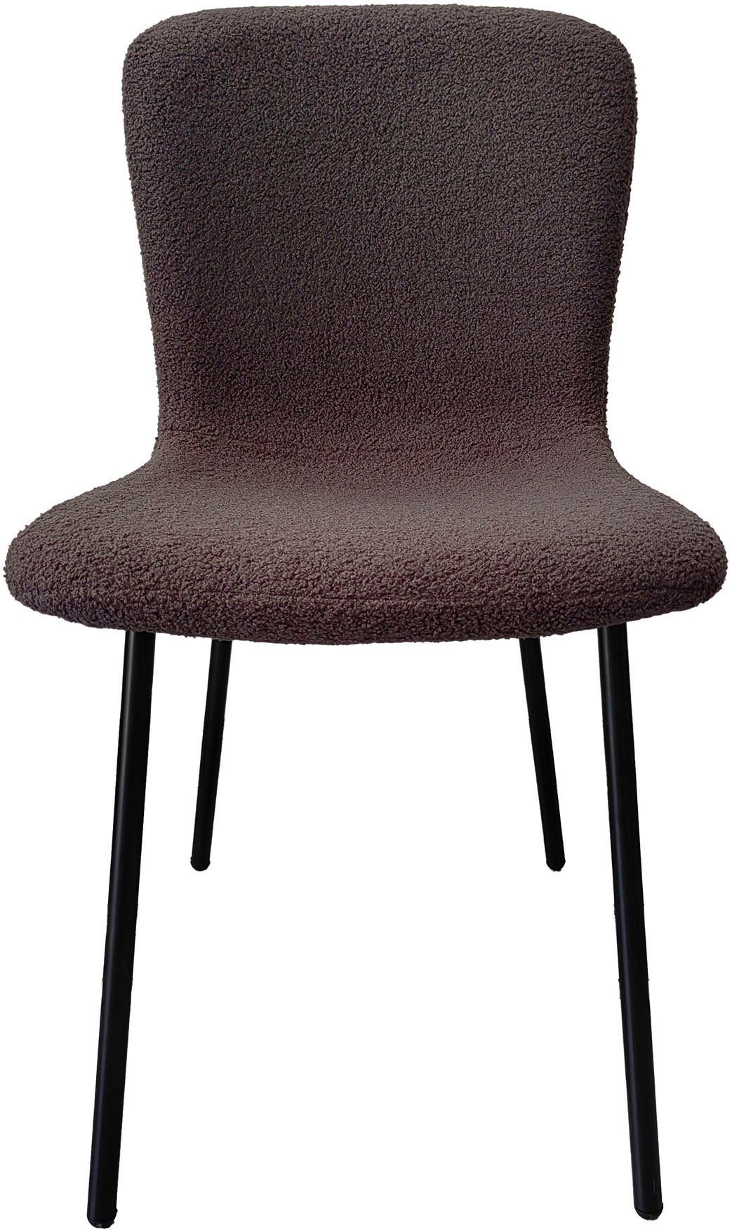 SalesFever Stoel met 4 poten ergonomisch gevormde zitting en rugleuning (set, 4 stuks)