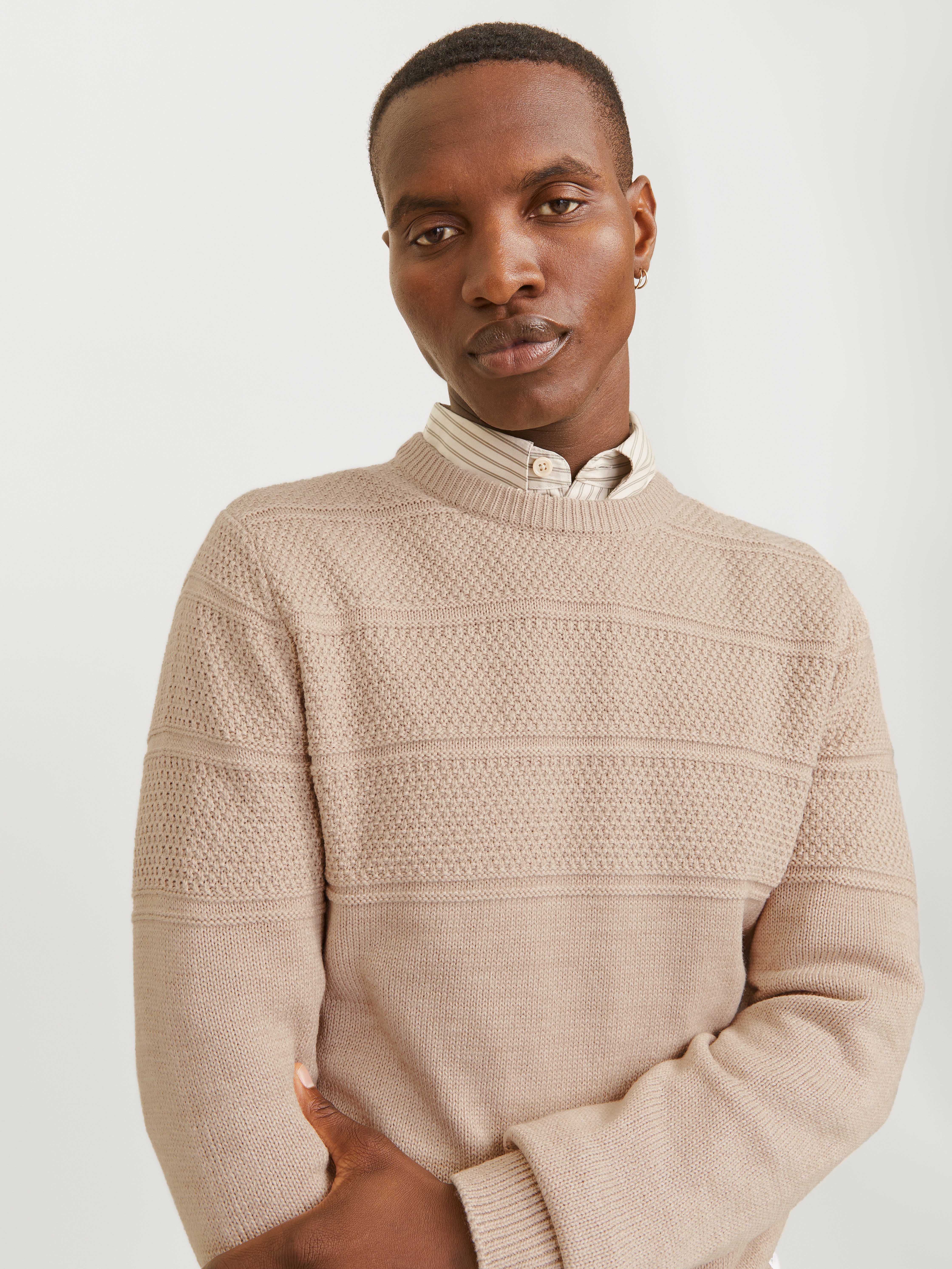 Jack & Jones Trui met ronde hals JJJERRY KNIT CREW NECK AW24