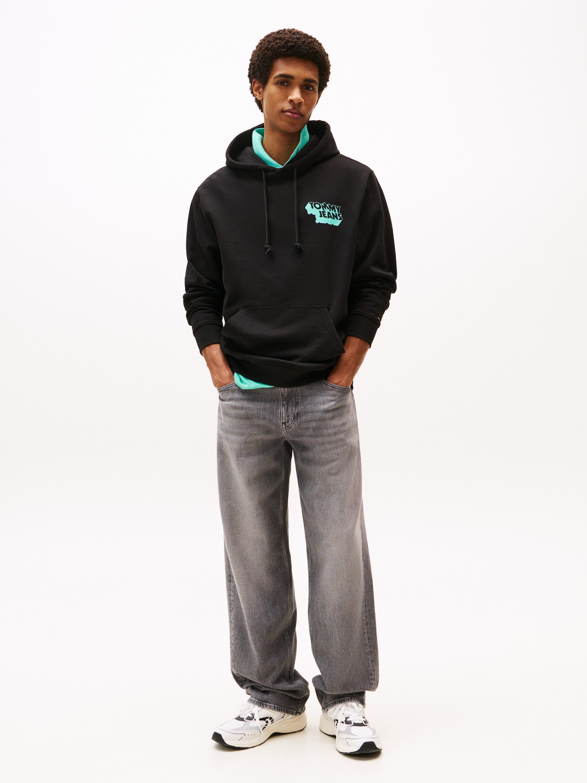 TOMMY JEANS Hoodie TJM STACK BACK LOGO HOODIE EXT