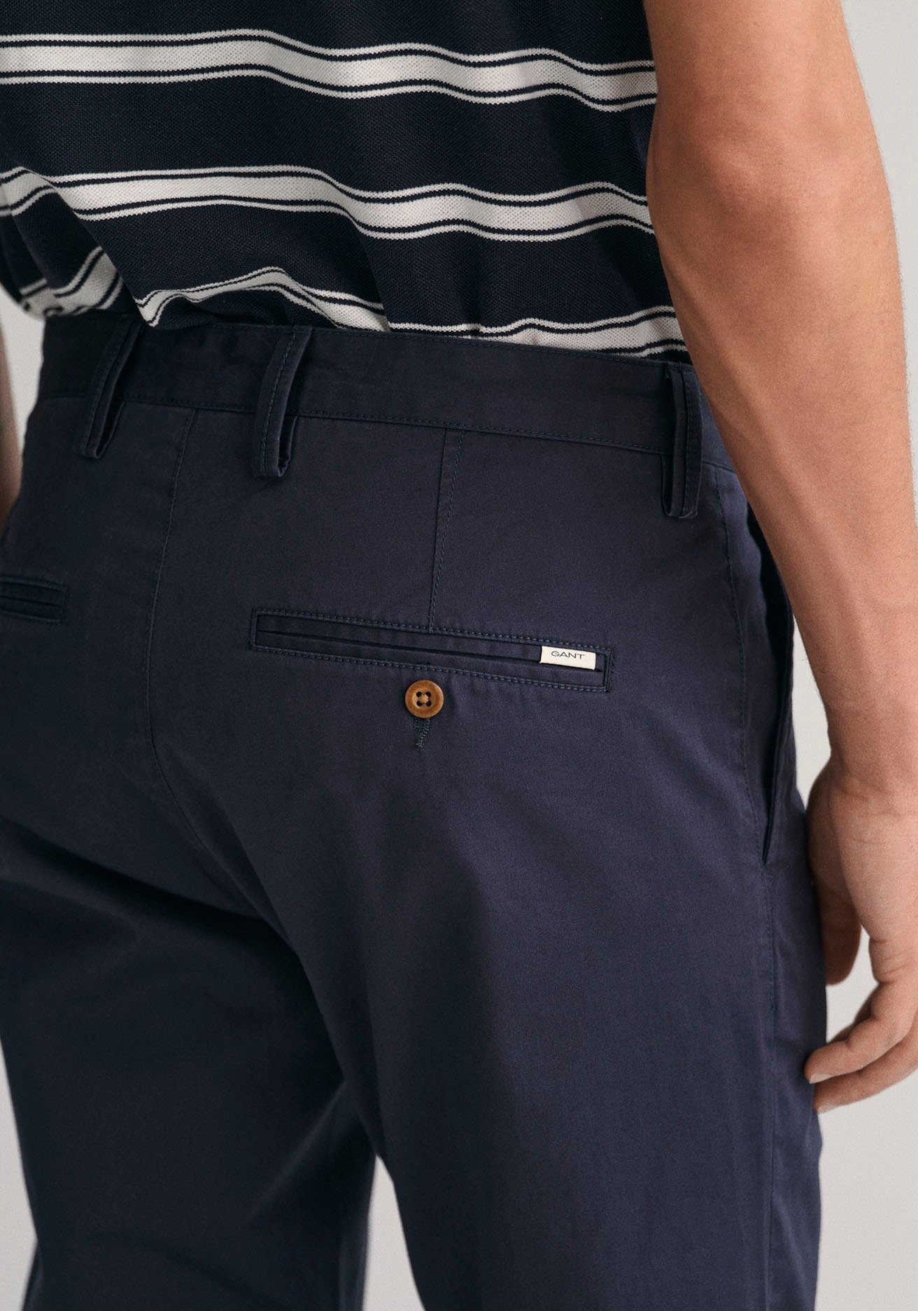 Gant Chino SLIM TWILL CHINOS met gevoerde zijzakken