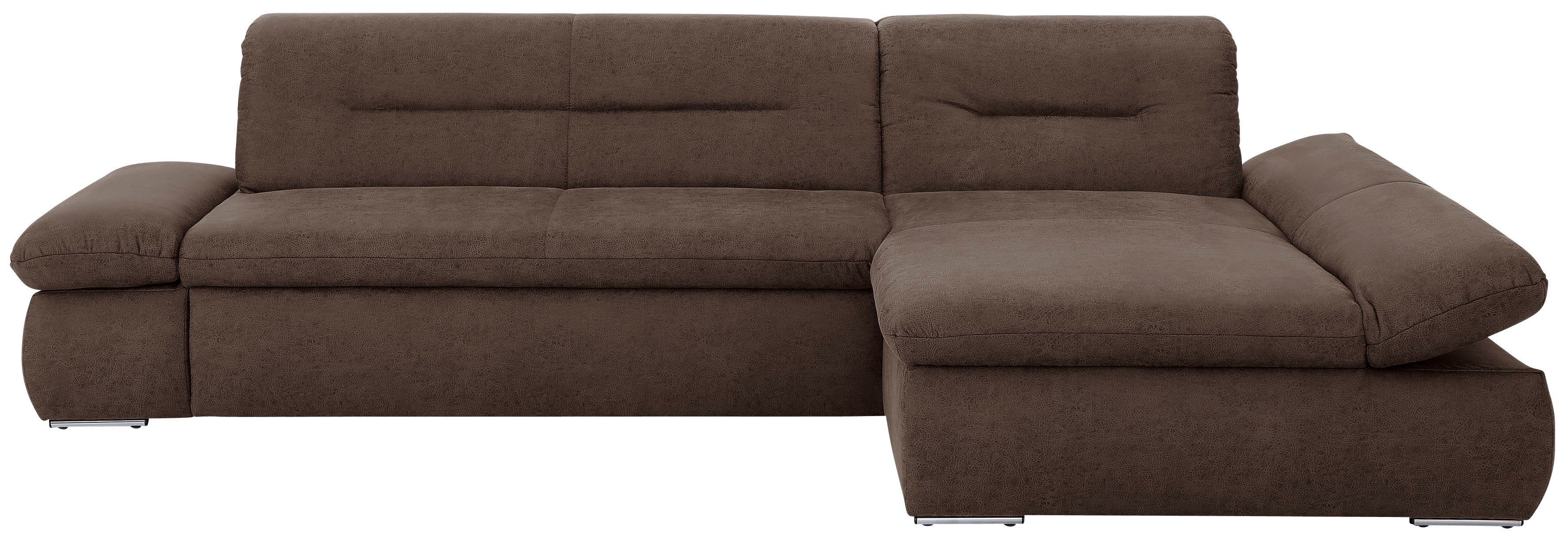 INOSIGN Hoekbank Avesa L-vorm Naar keuze met armleuningverstelling en slaapfunctie, bxdxh: 300x172x80cm