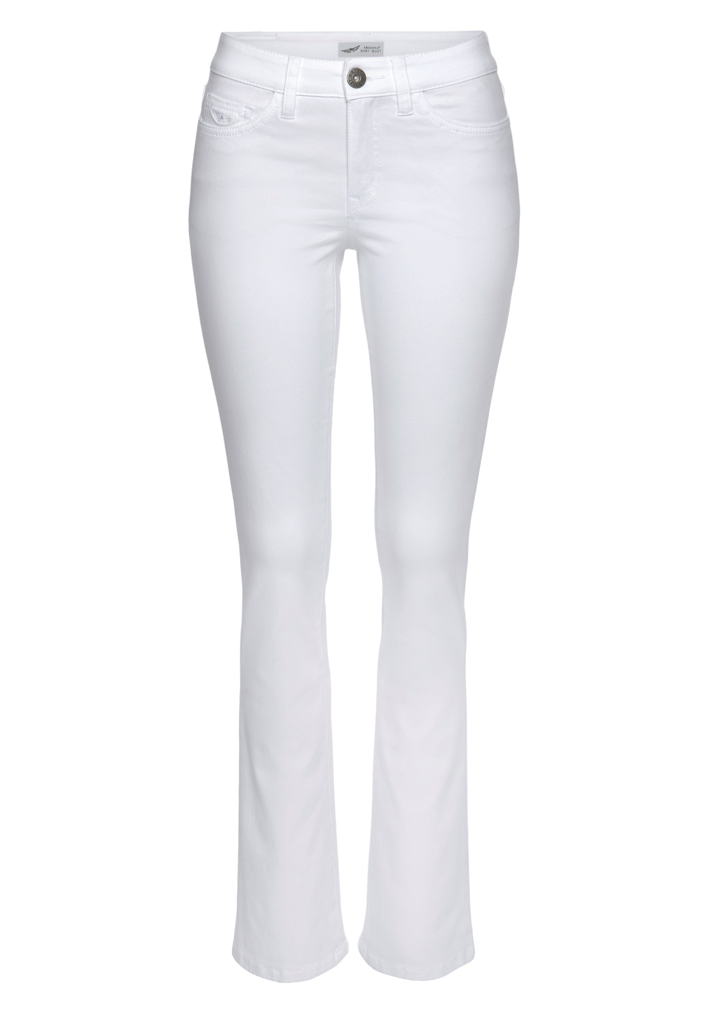 Arizona Bootcut jeans Baby-Boot normale taille, bootcut, met muntzakje, met steekzakken
