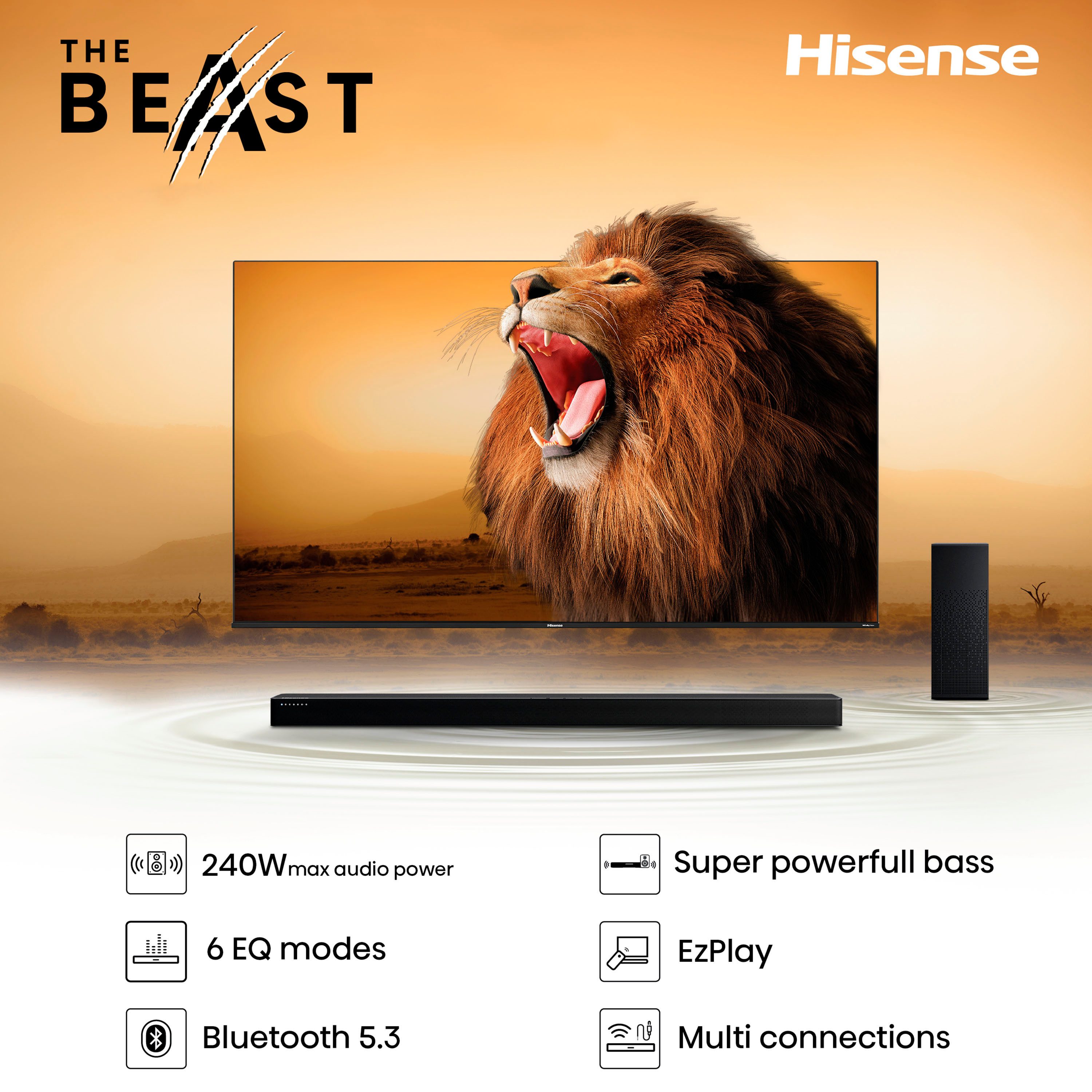 Hisense 2.1-geluidssysteem HS2100