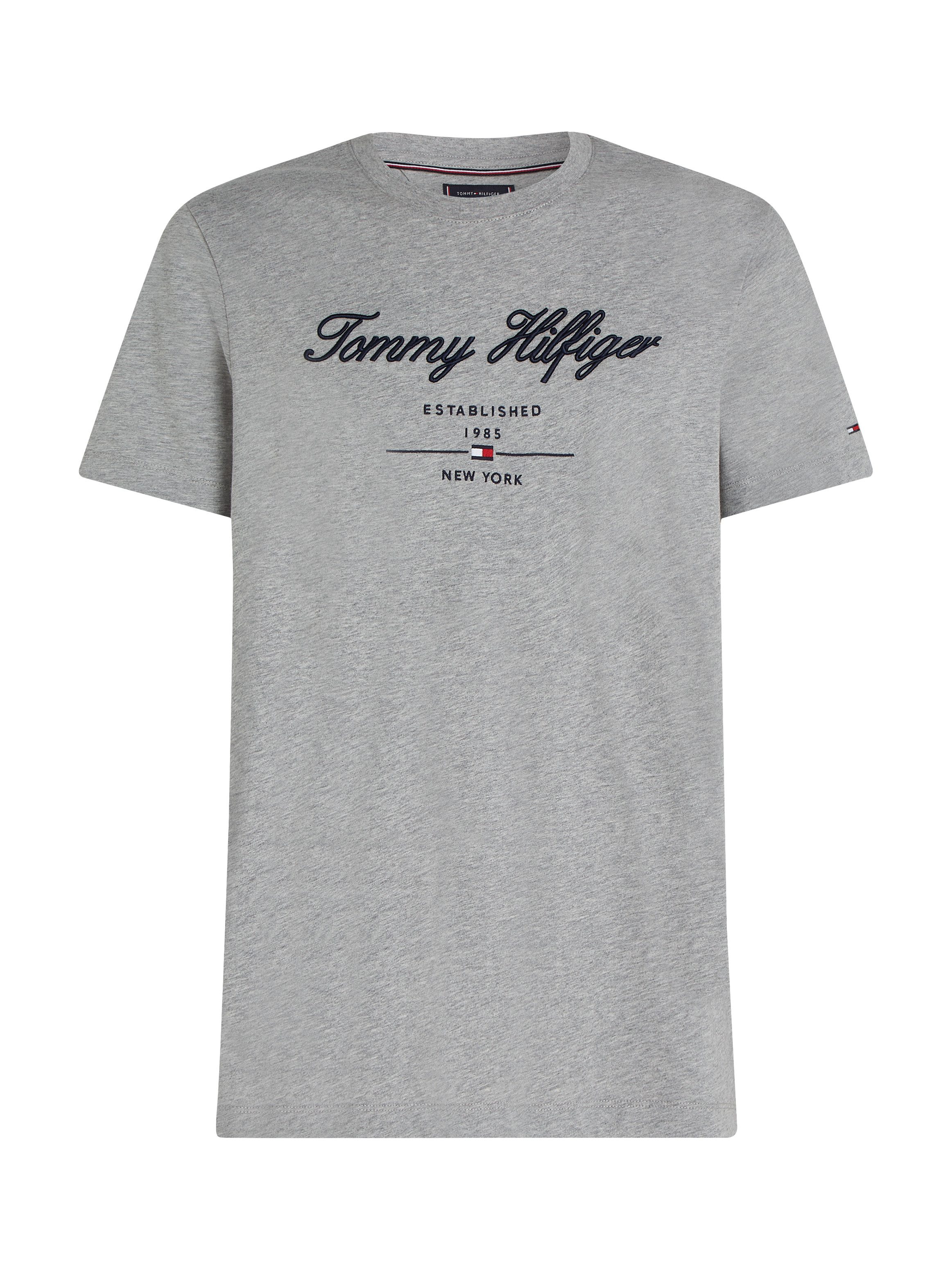 Tommy Hilfiger T-shirt SCRIPT LOGO TEE met opgestikt logo