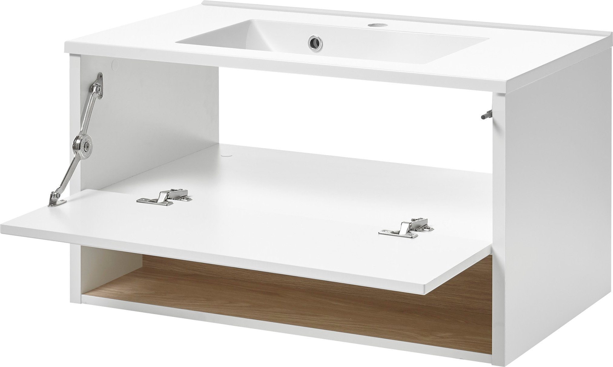 Places of Style Wastafelonderkast Studio Line, wastafel inclusief wasbak, modern ontwerp