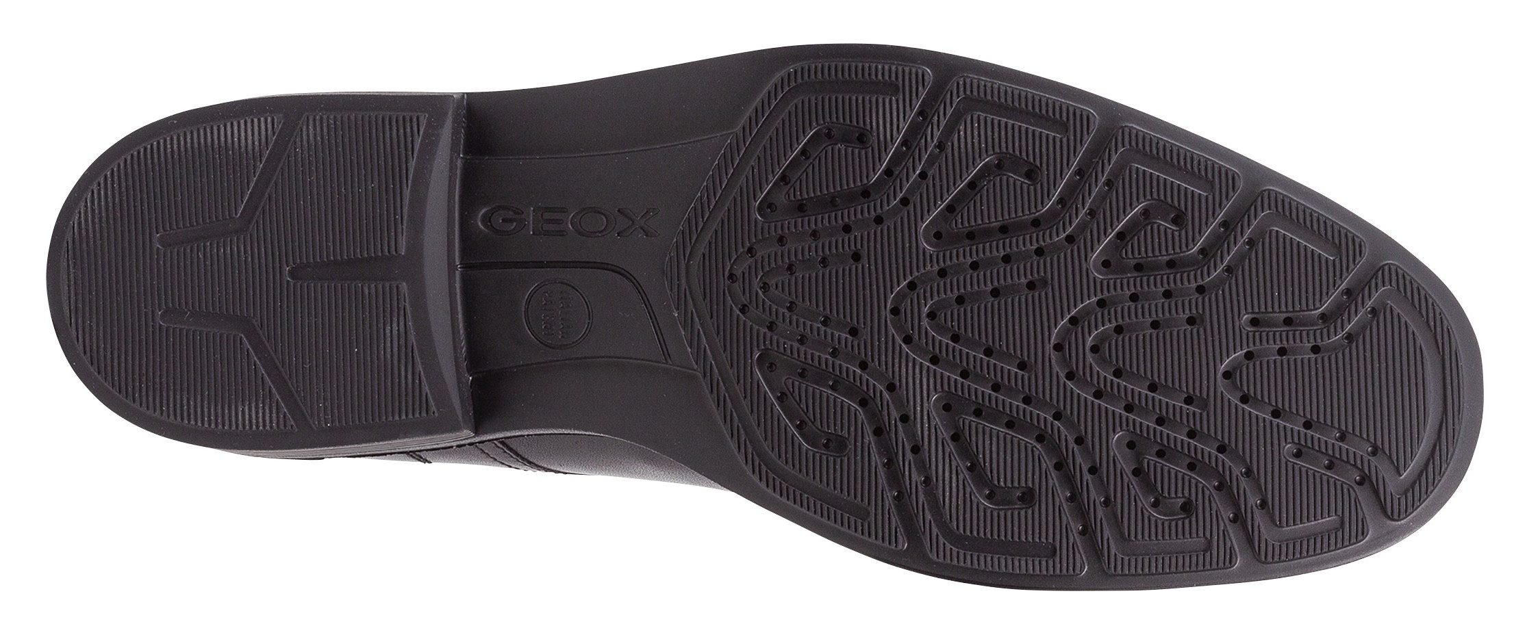 Geox Veterschoenen , pak schoen met extra elastiek voor comfortabele pasvorm