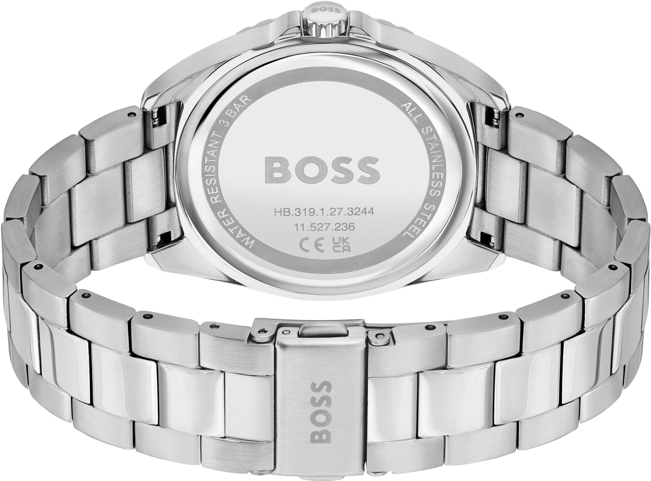 Boss Multifunctioneel horloge ATEA Quartz horloge, dameshorloge, armbanduhr, glaskristallen, datum