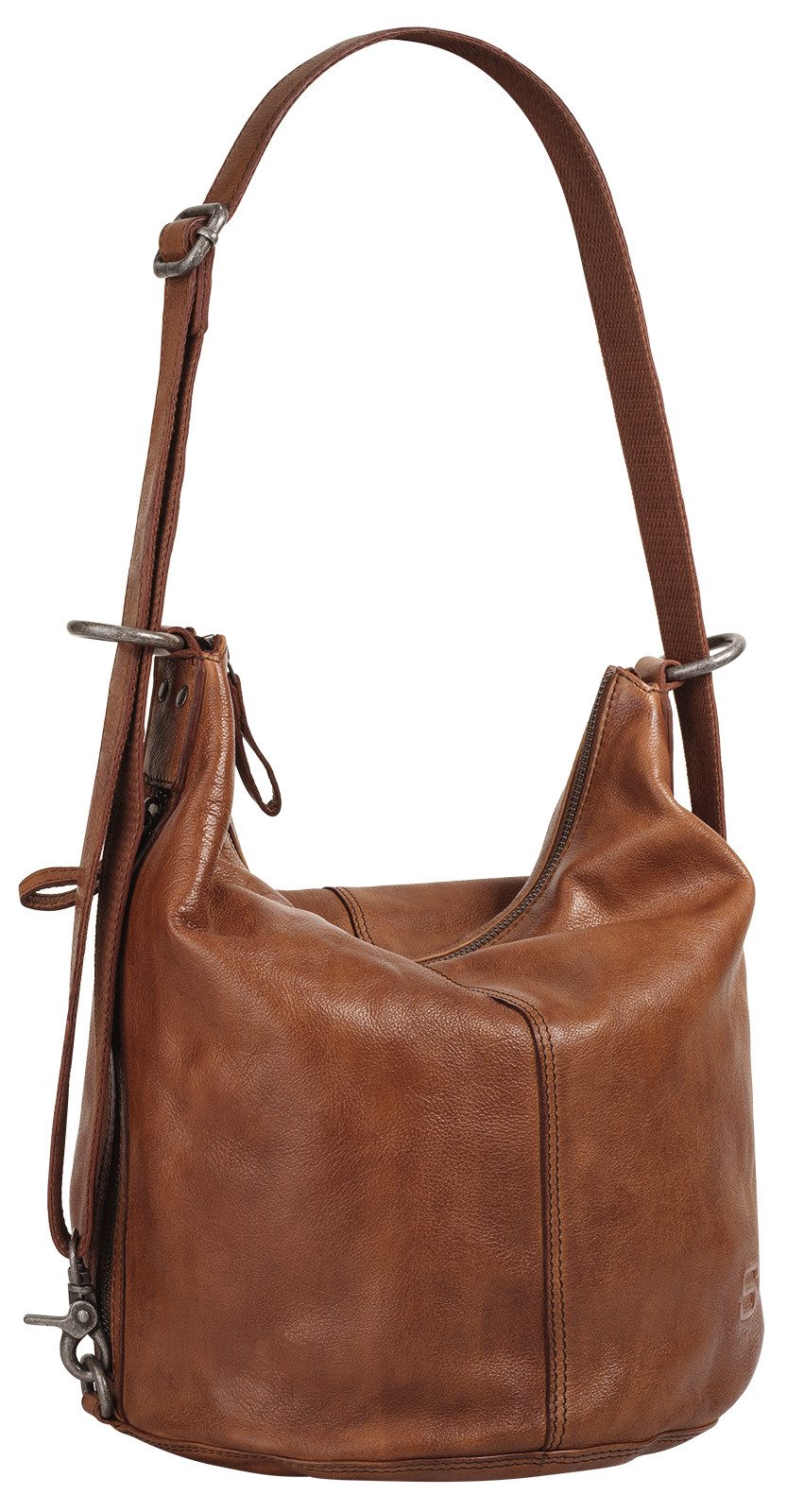 Spikes & Sparrow Schoudertas echt leder