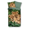 traumschlaf overtrekset leeuwen prettig zacht materiaal (2-delig) multicolor