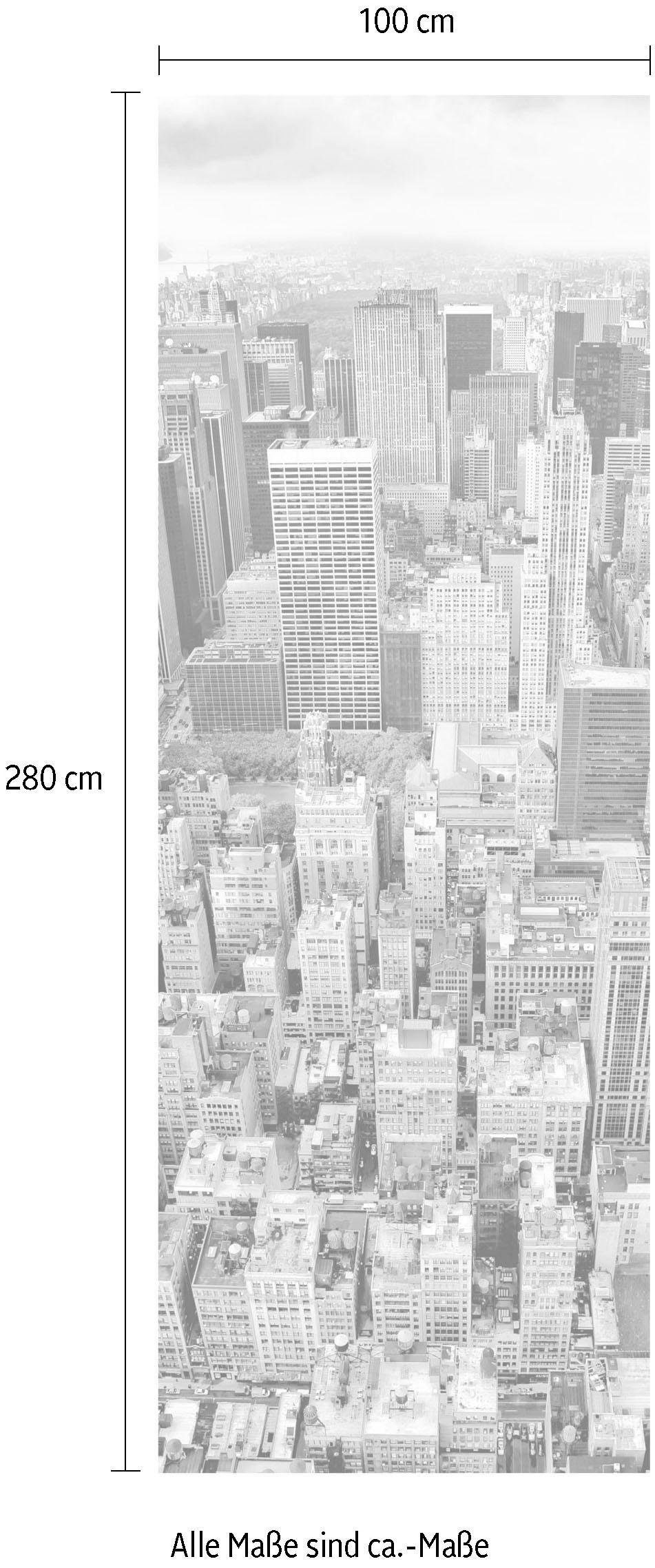 Komar Vliesbehang Digitale print vlies - Uptown - Afmeting 100 x 280 cm (1 stuk)