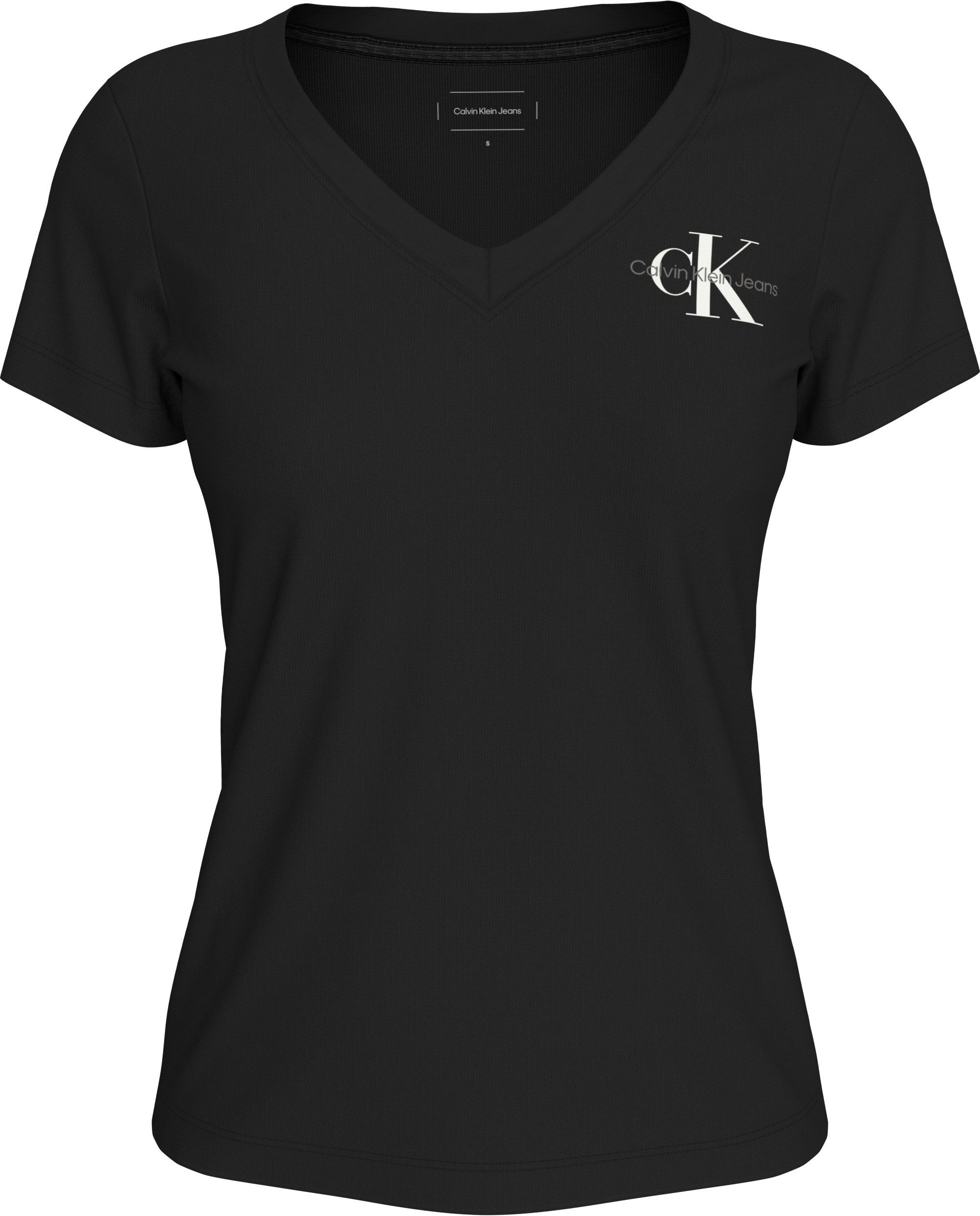 Calvin Klein T-shirt 2-PACK MONOLOGO V-NECK TEE (Set van 2)
