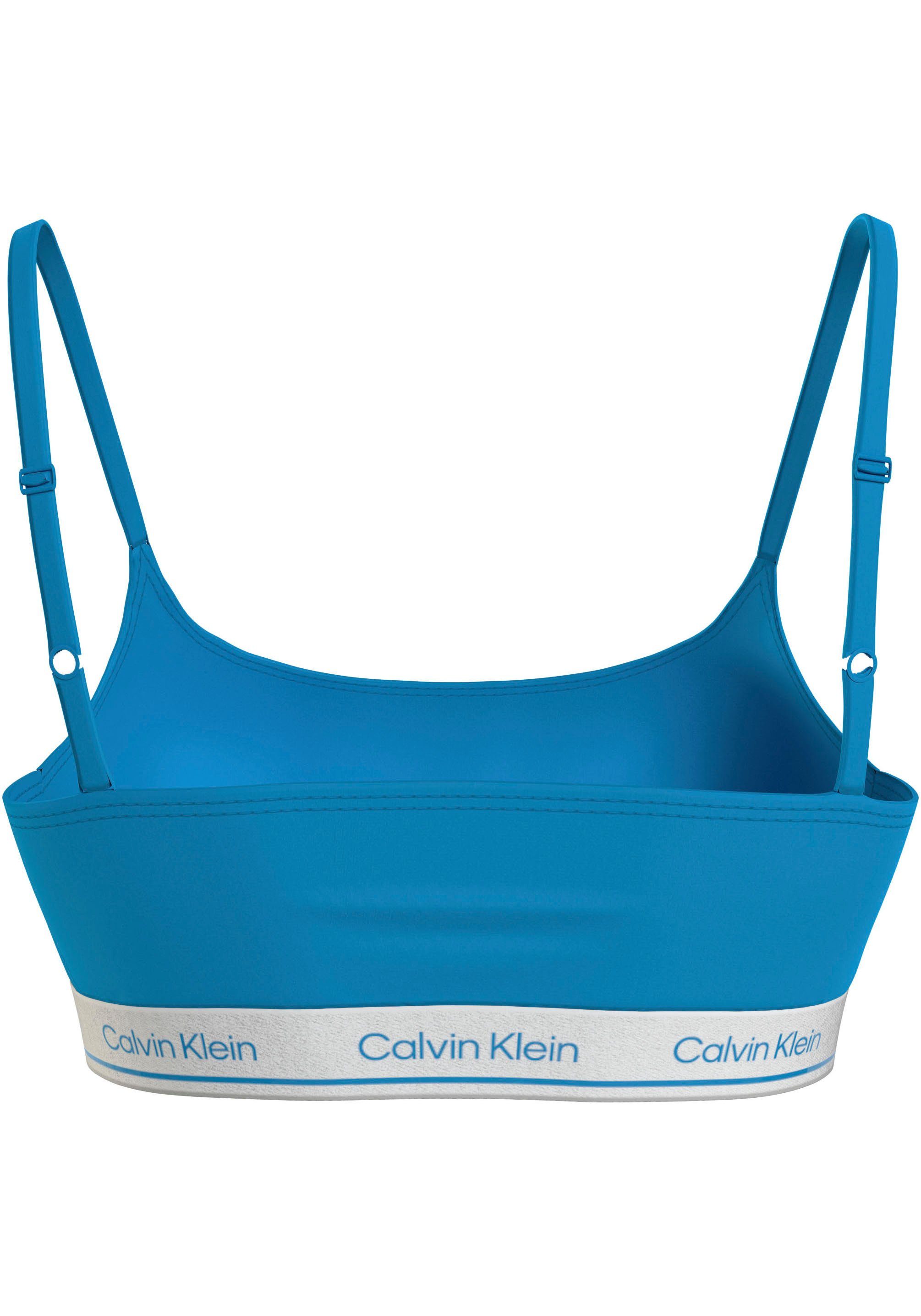 Calvin Klein Swimwear Bandeau-bikinitop BRALETTE-RP met uitsparingen aan de zijkant