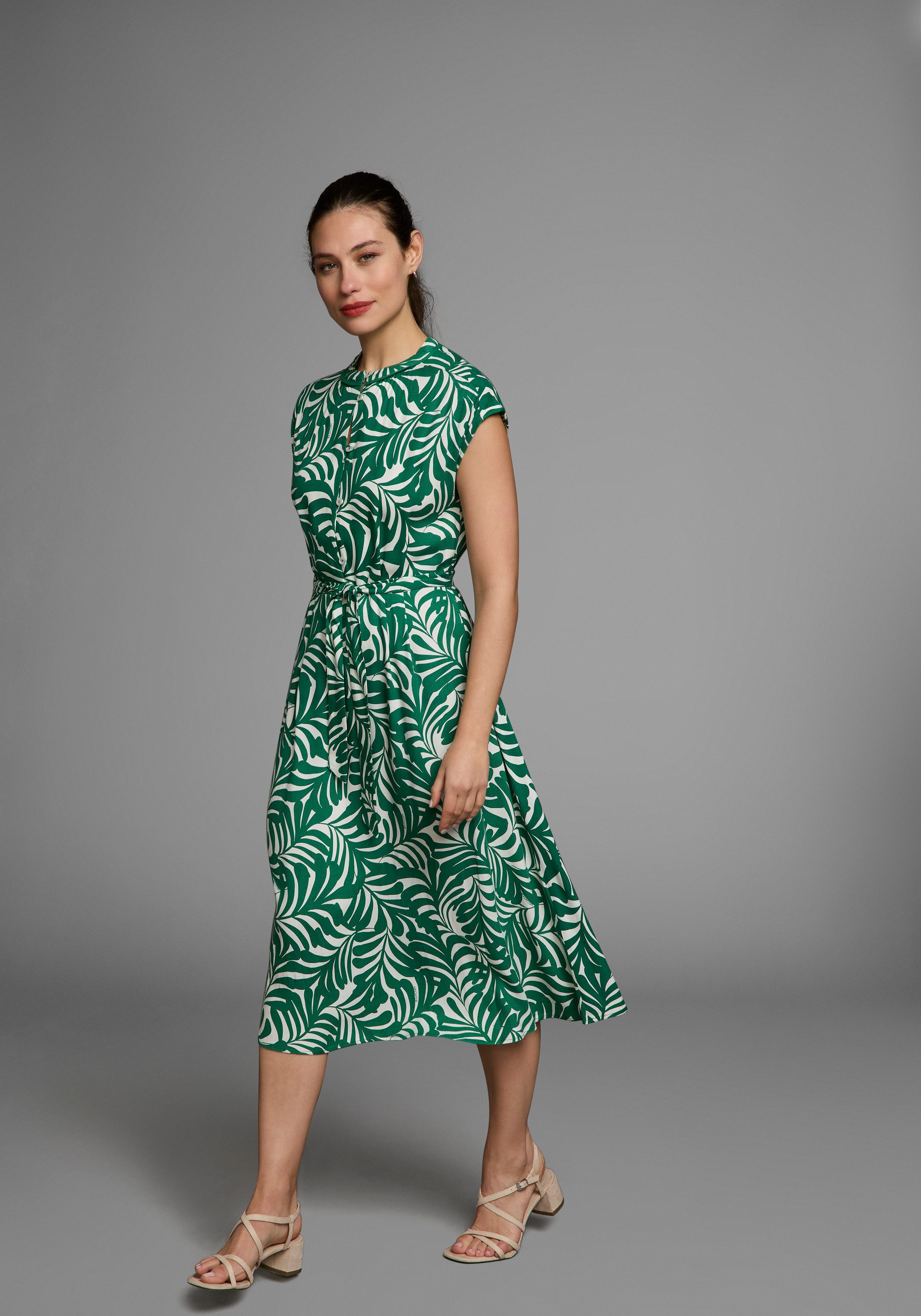 HECHTER PARIS Midi-jurk dames midi-jurken maat 46 groen
