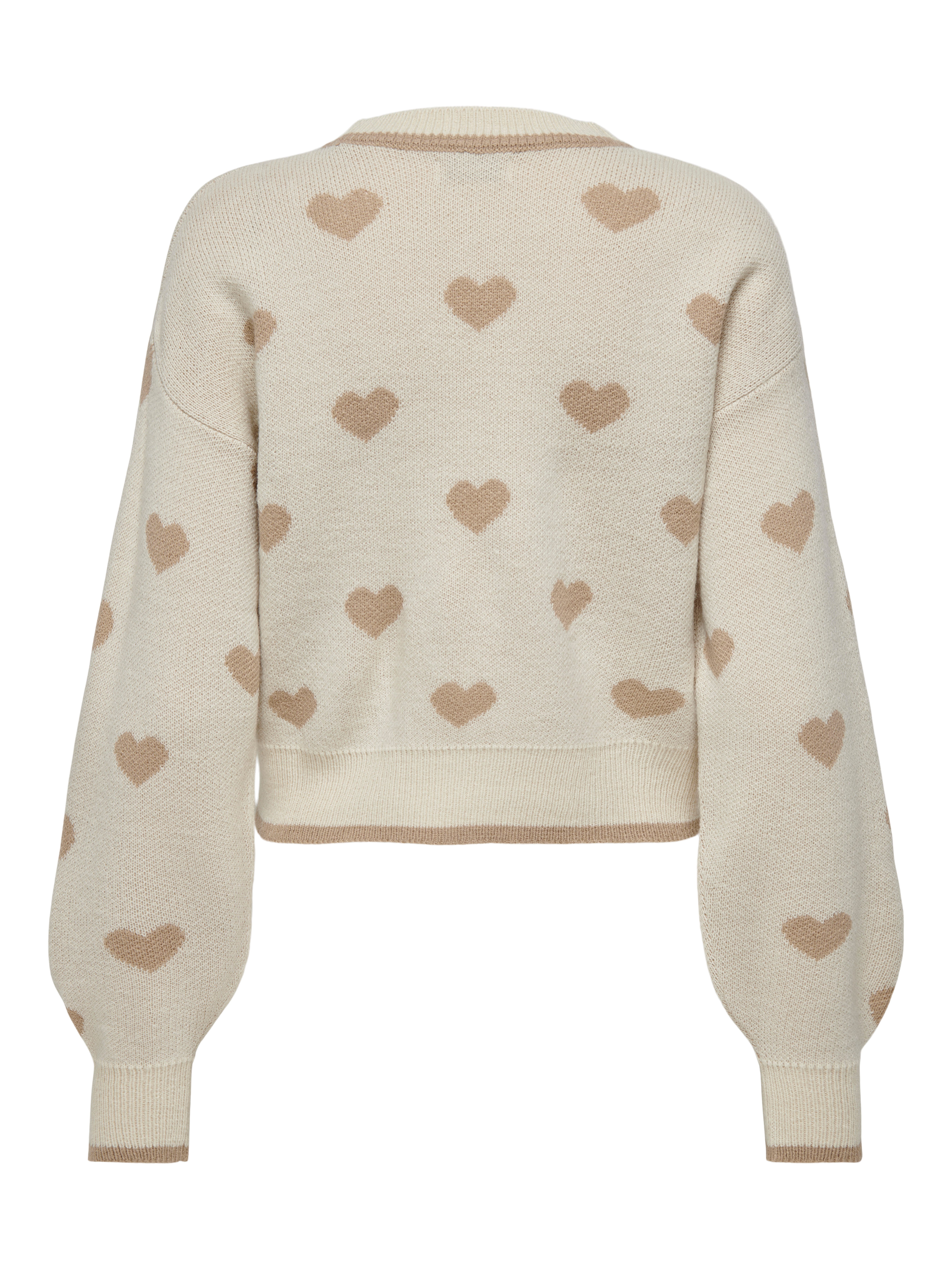 JDY Trui met ronde hals JDYROMANCE L/S JACQ. PULLOVER KNT NOOS