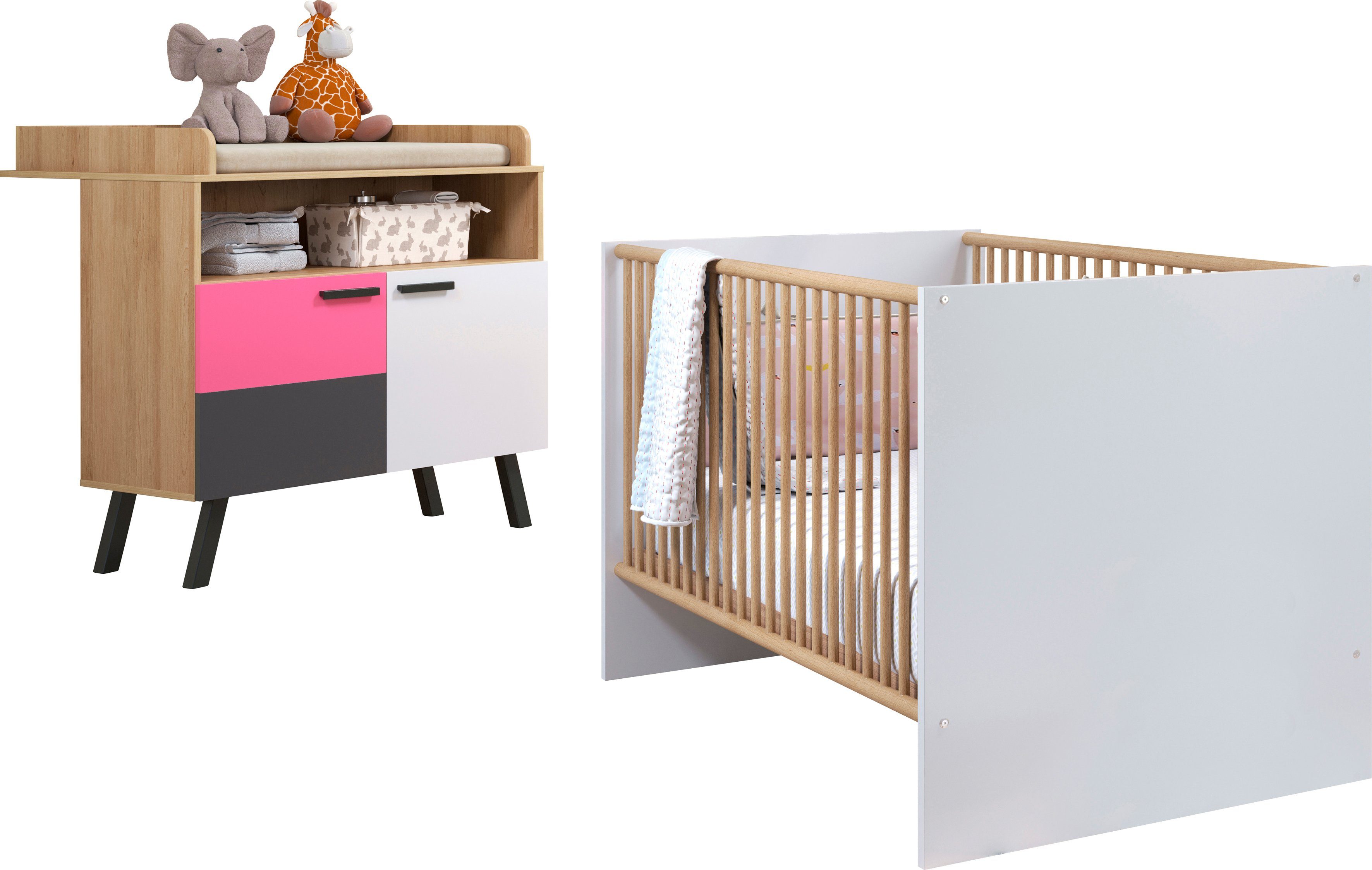 trendteam Babymeubelset Mats neutraal ontwerp (2-delig)