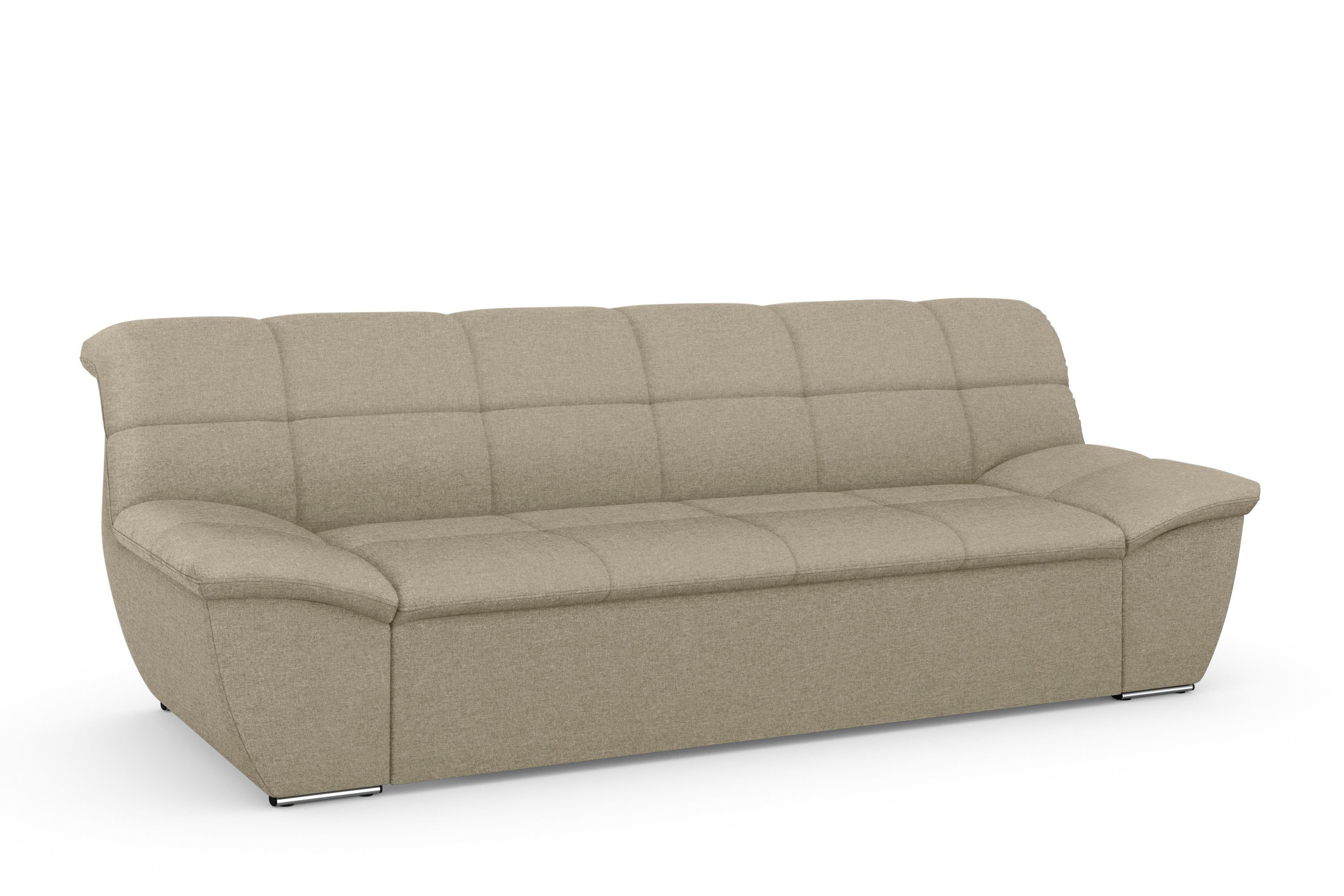 DOMO collection 3-zitsbank Splash, moderne stiksels in de zitting en rug, comfortabel,