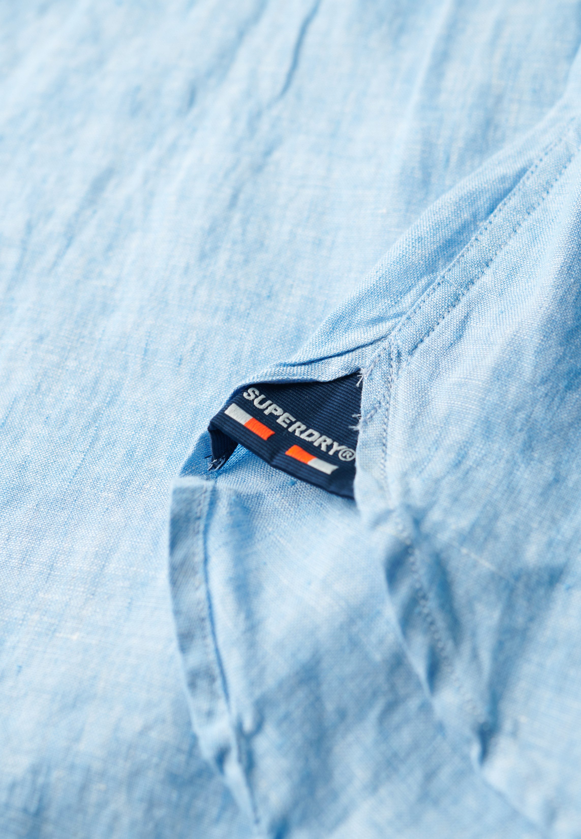 Superdry Overhemd met lange mouwen VACATION L/S LINEN SHIRT