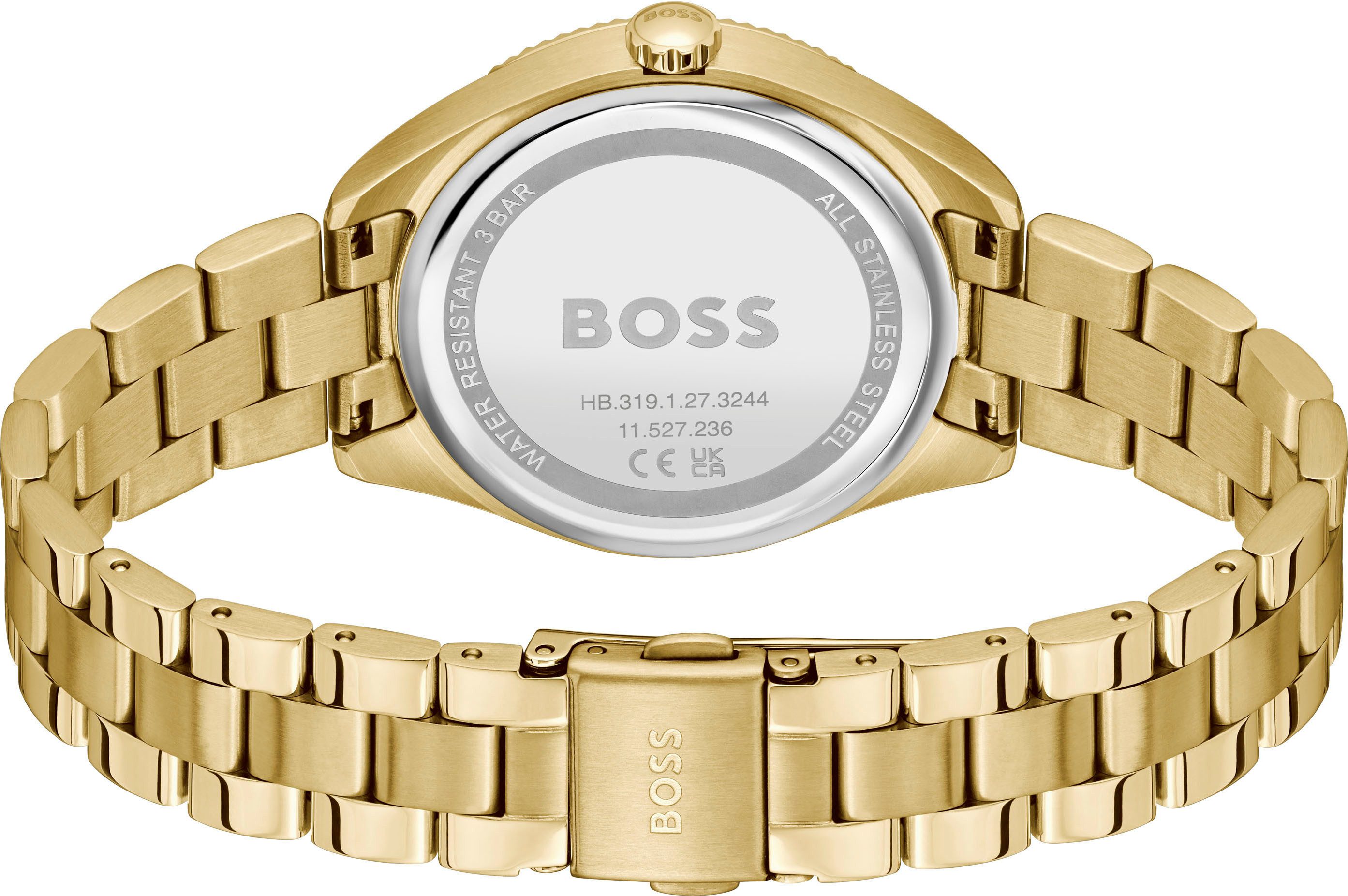 Boss Multifunctioneel horloge SAGE SPORT Quartzhorloge, horloge, damenuur, roestvrijstalen band, analoog