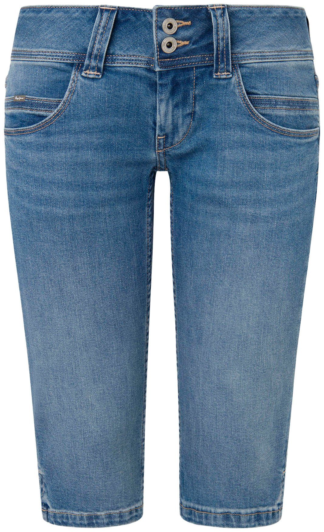 Pepe Jeans Slim fit jeans Shorts SLIM CROP LW