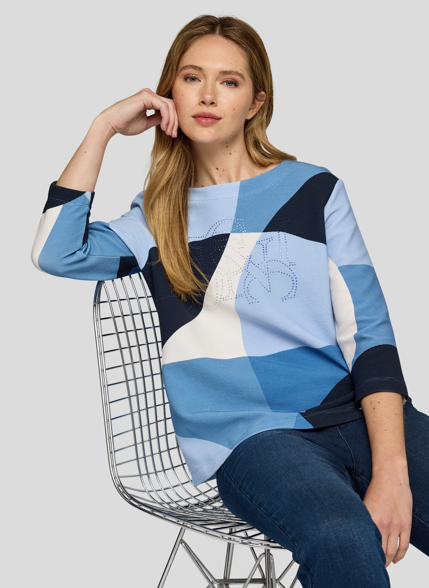 Rabe Shirt met 3/4 mouwen