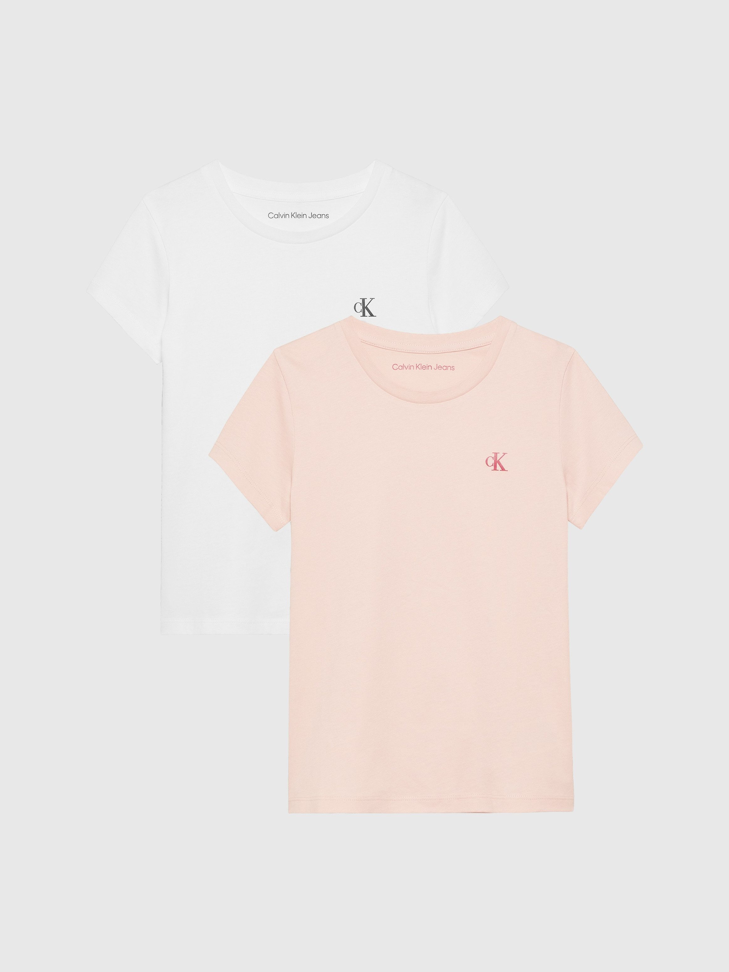 Calvin Klein T-shirt 2-PACK SLIM MONOGRAM TOP (set 2-delig)