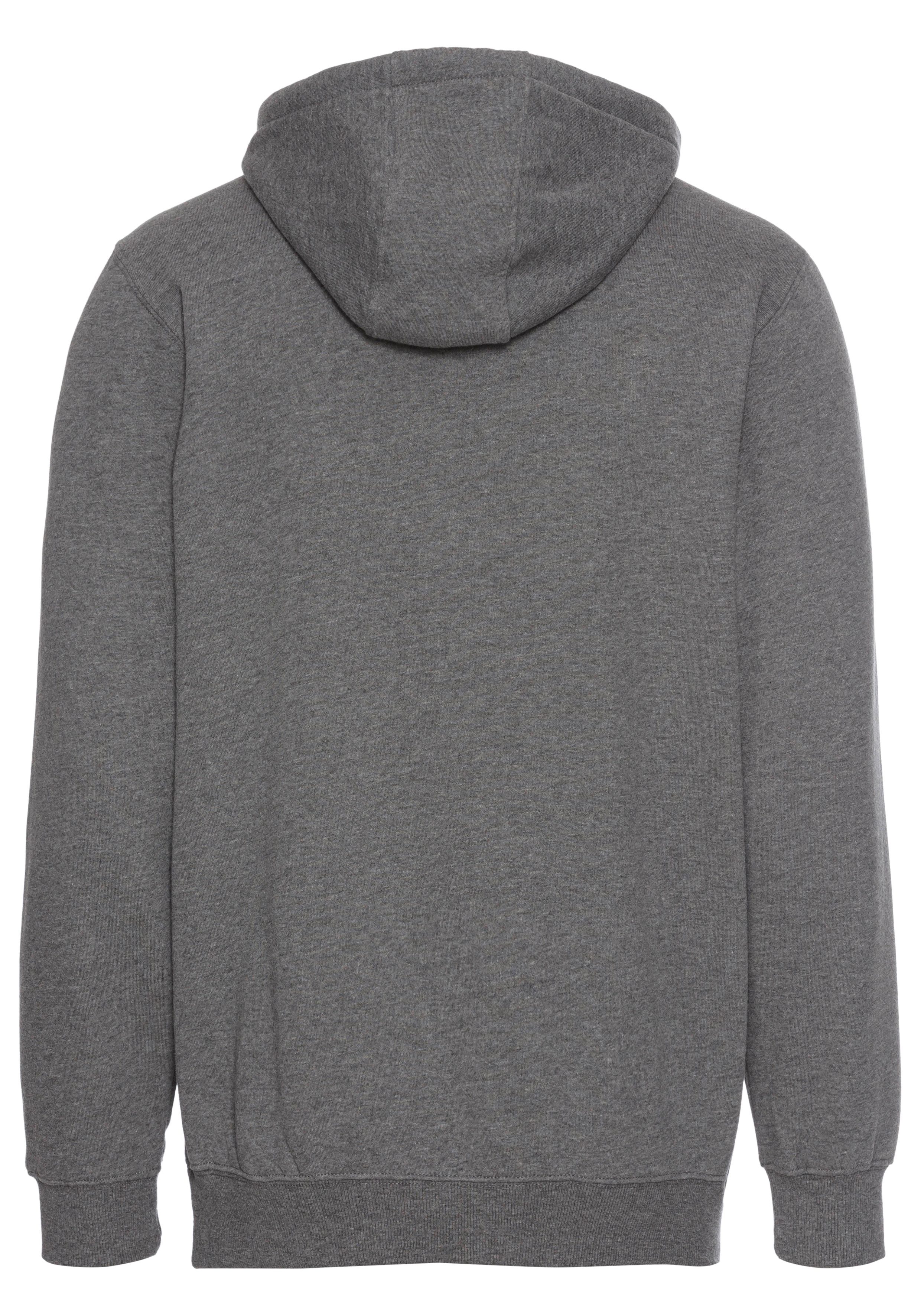 Man's World Hoodie lange mouwen, losse pasvorm, effen, met capuchon