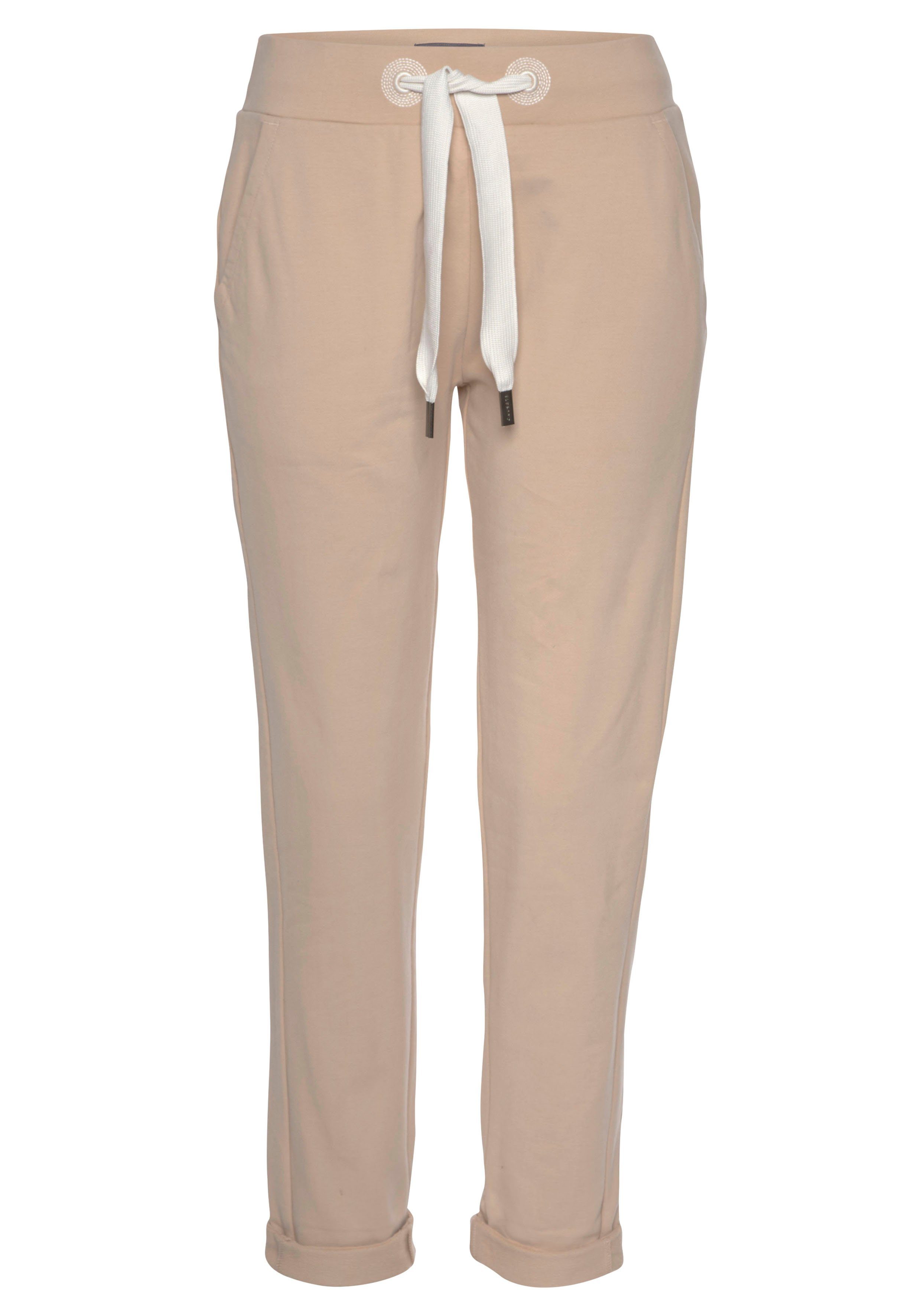 Elbsand Sweatbroek Brinja met zakken en brede trekkoorden, joggingbroek, casual pasvorm