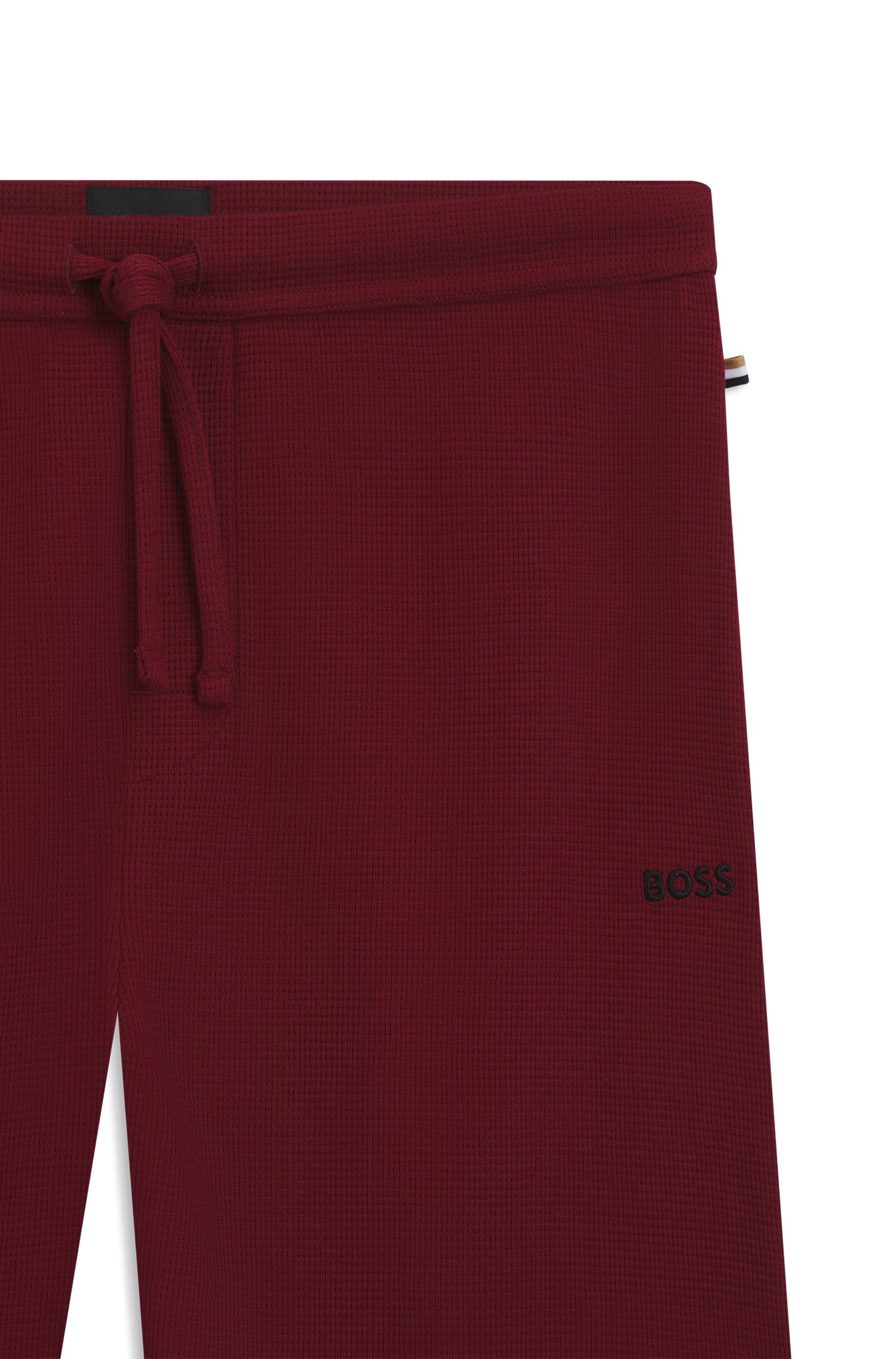 BOSS Pyjamabroek Waffle Pants