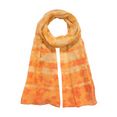 j.jayz sjaal met bloemenprint oranje