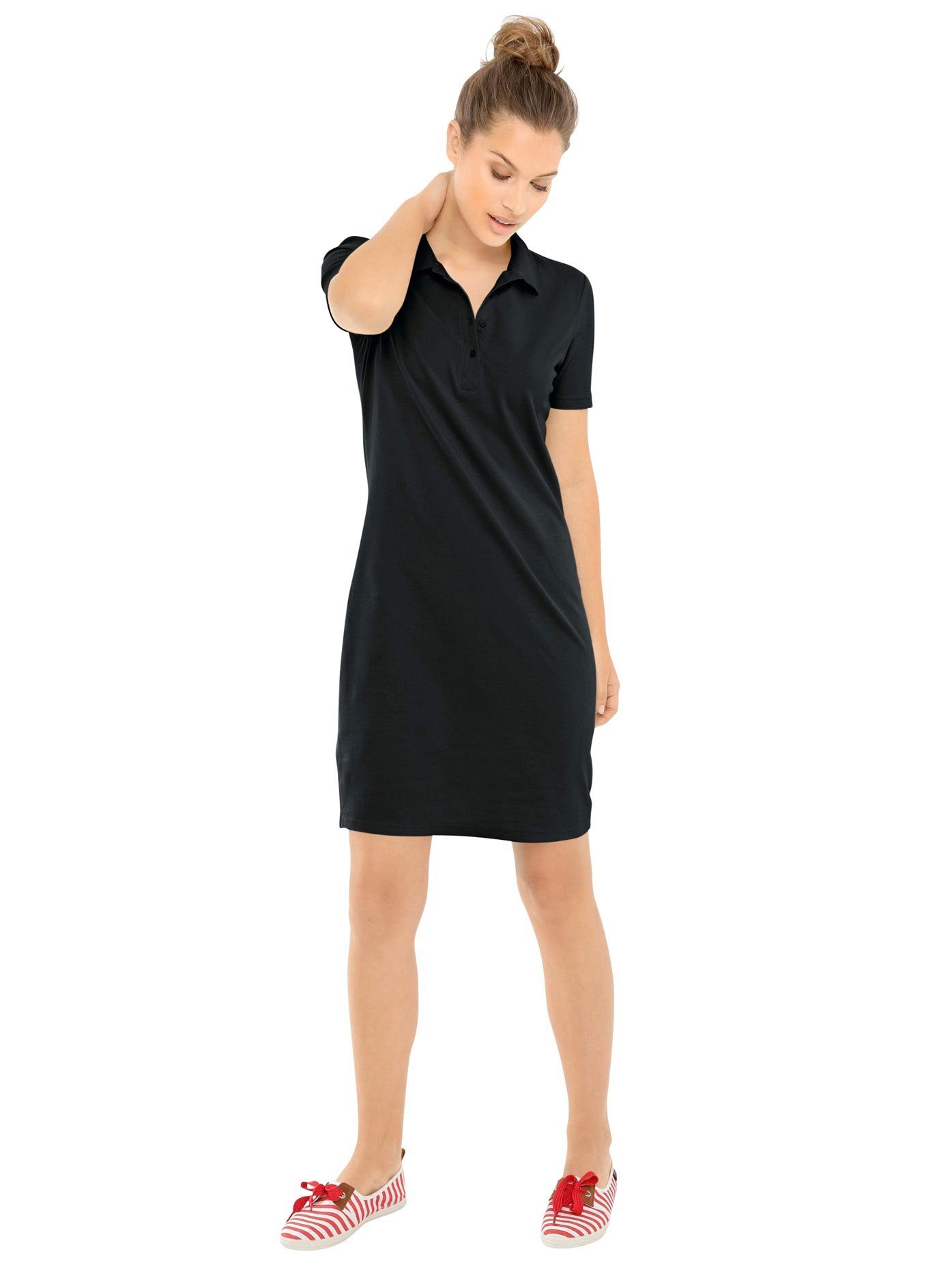 heine Shirtjurk Polojurk dames shirtjurken maat 40 zwart