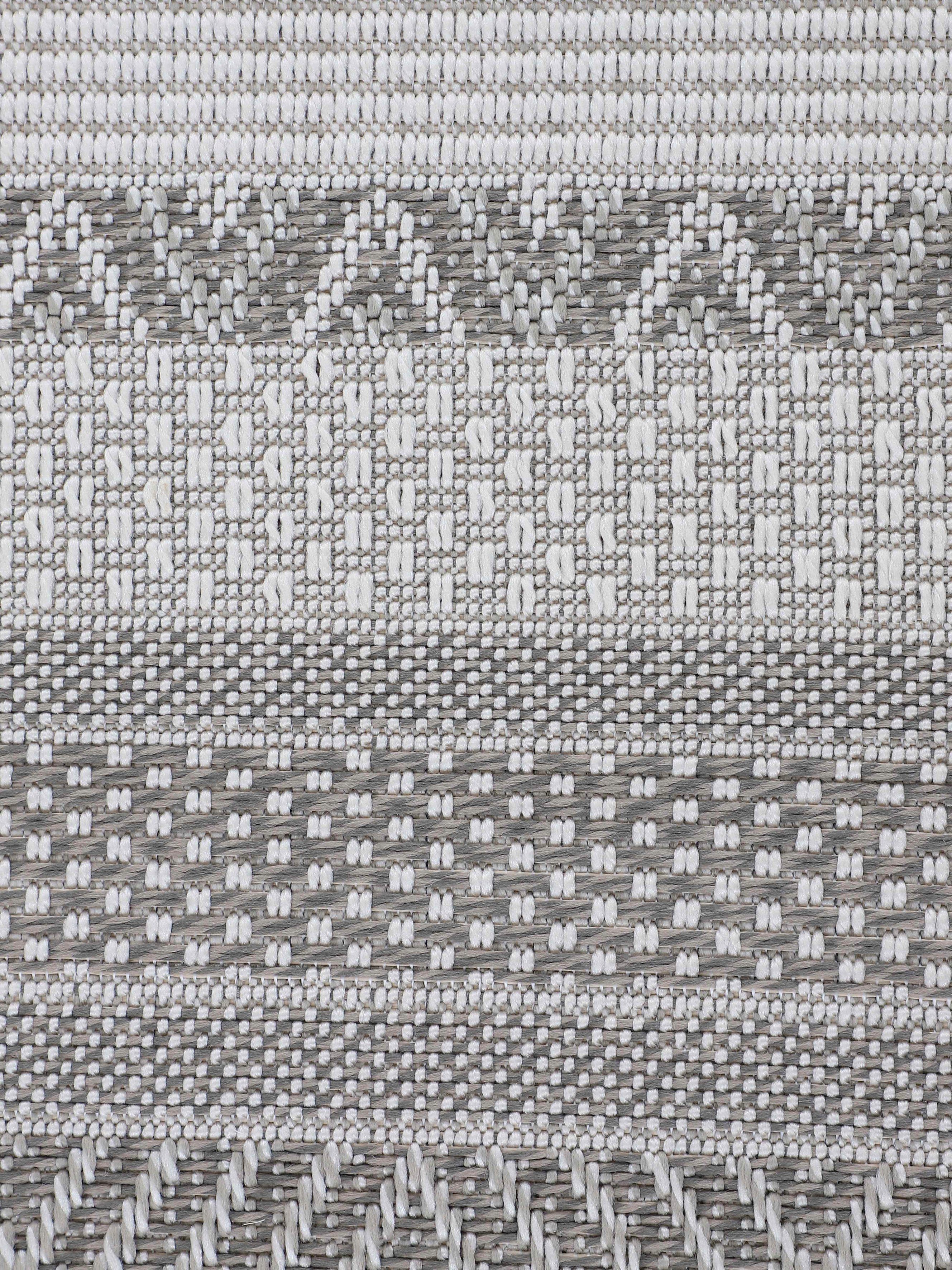 carpetfine Vloerkleed Boho 101 robust vlakweefsel, sisal look, uv-bestendig, buitenruimte