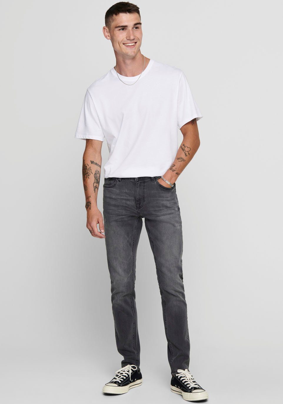 ONLY & SONS Skinny fit jeans Warp