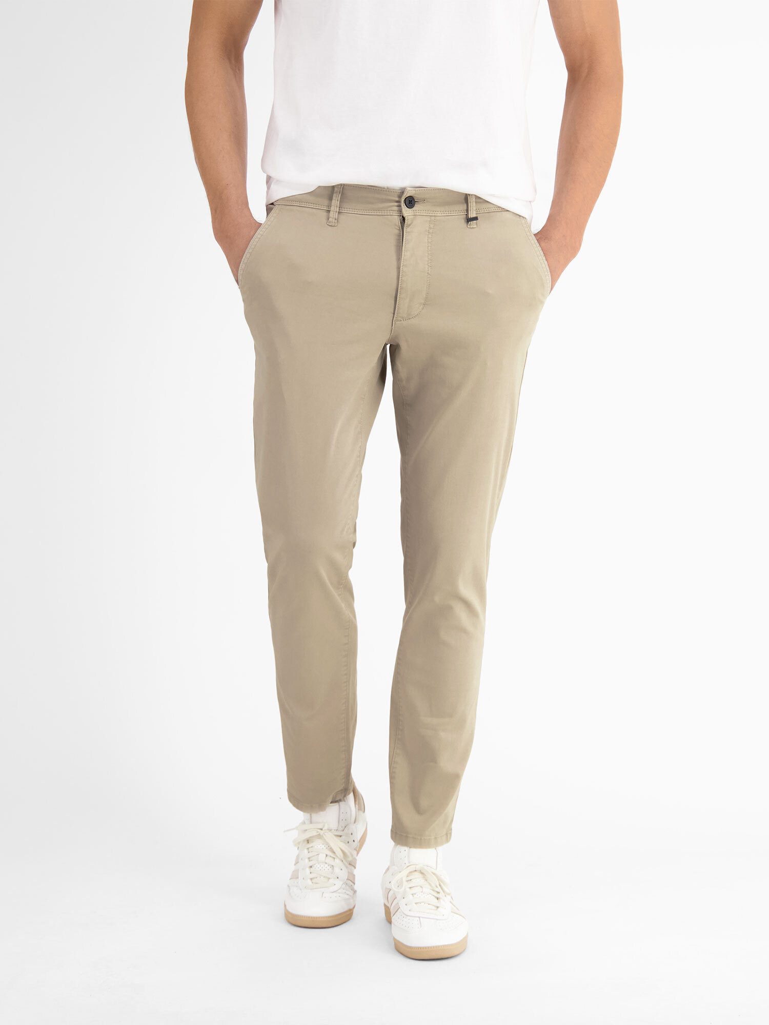 Lerros 5-pocket jeans LERROS Basic Chino in structuurkwaliteit, SLIM FIT