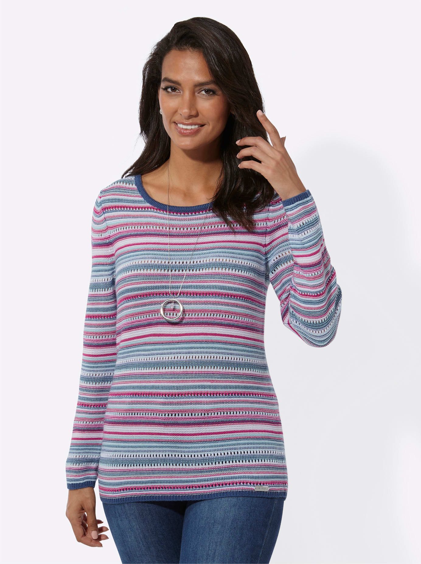 Casual Looks Trui met ronde hals