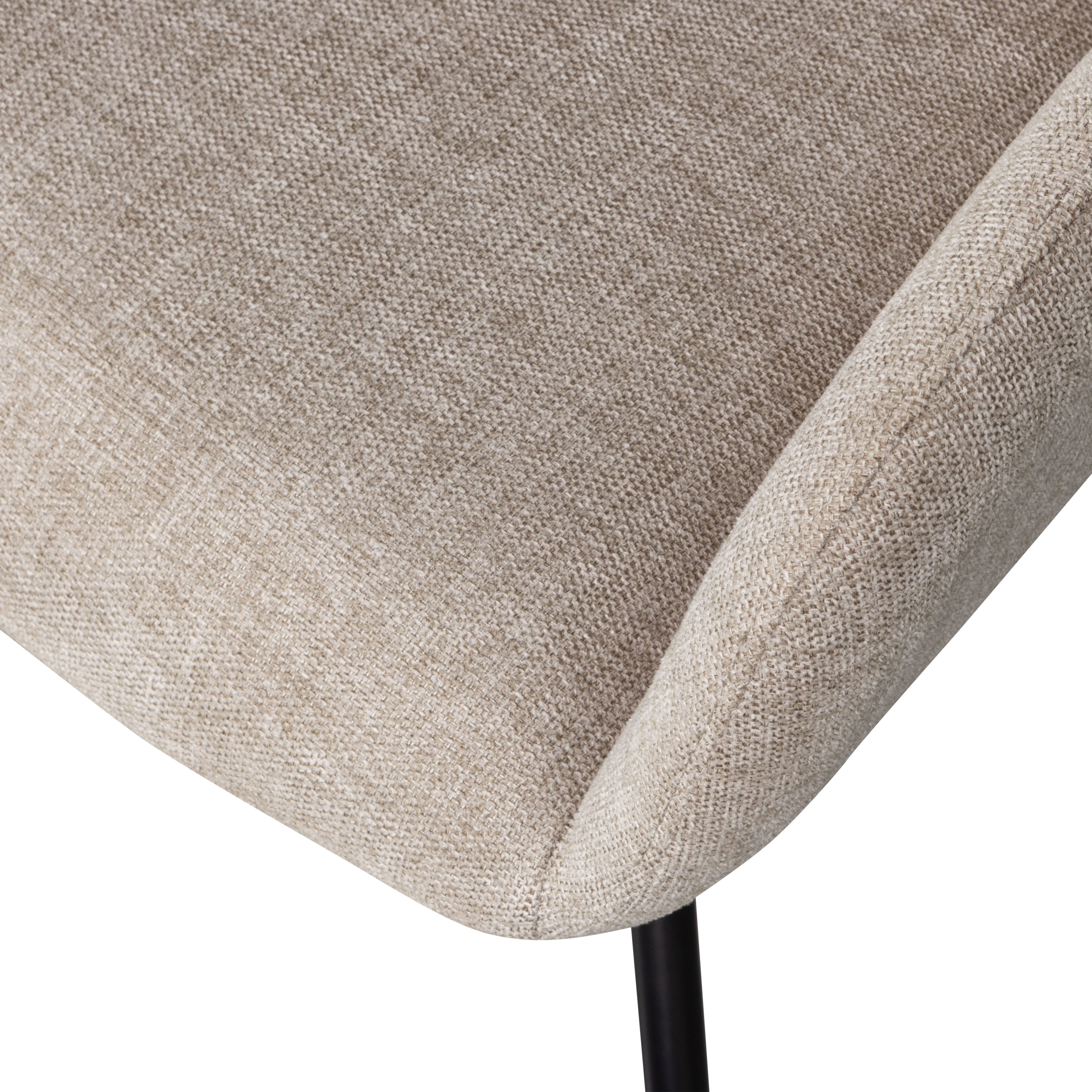 WOOOD Eetkamerstoel Grant Gestoffeerde stoel met draaifunctie, breedte 57 cm (set, 2 stuks)
