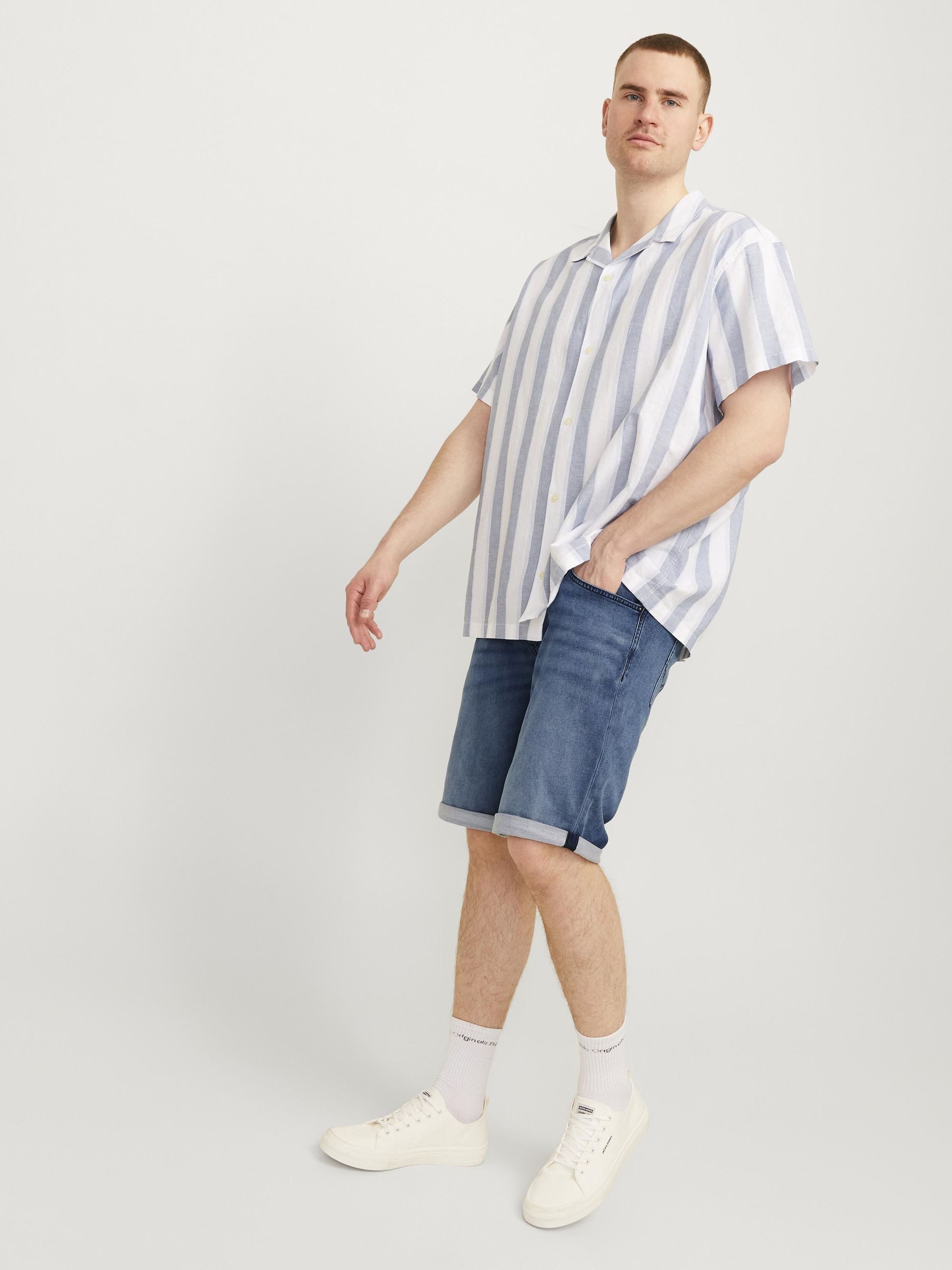 Jack & Jones PlusSize Short JJIRICK JJICON SHORTS GE 341 I.K SN PLS