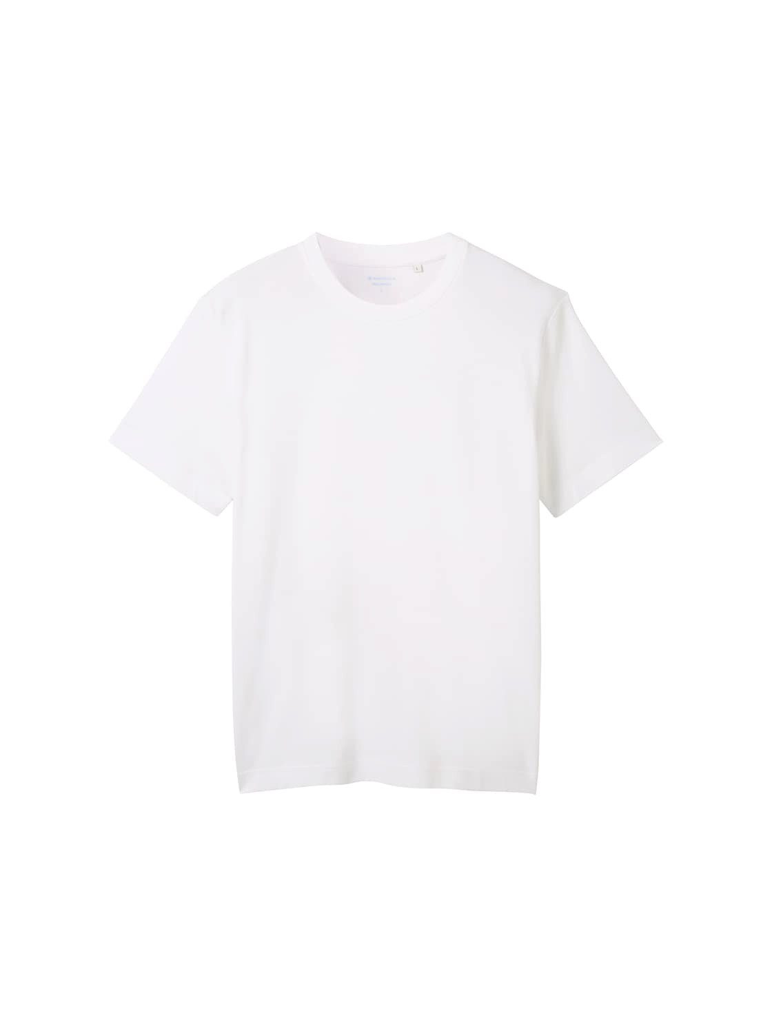 Tom Tailor T-shirt met piqué structuur