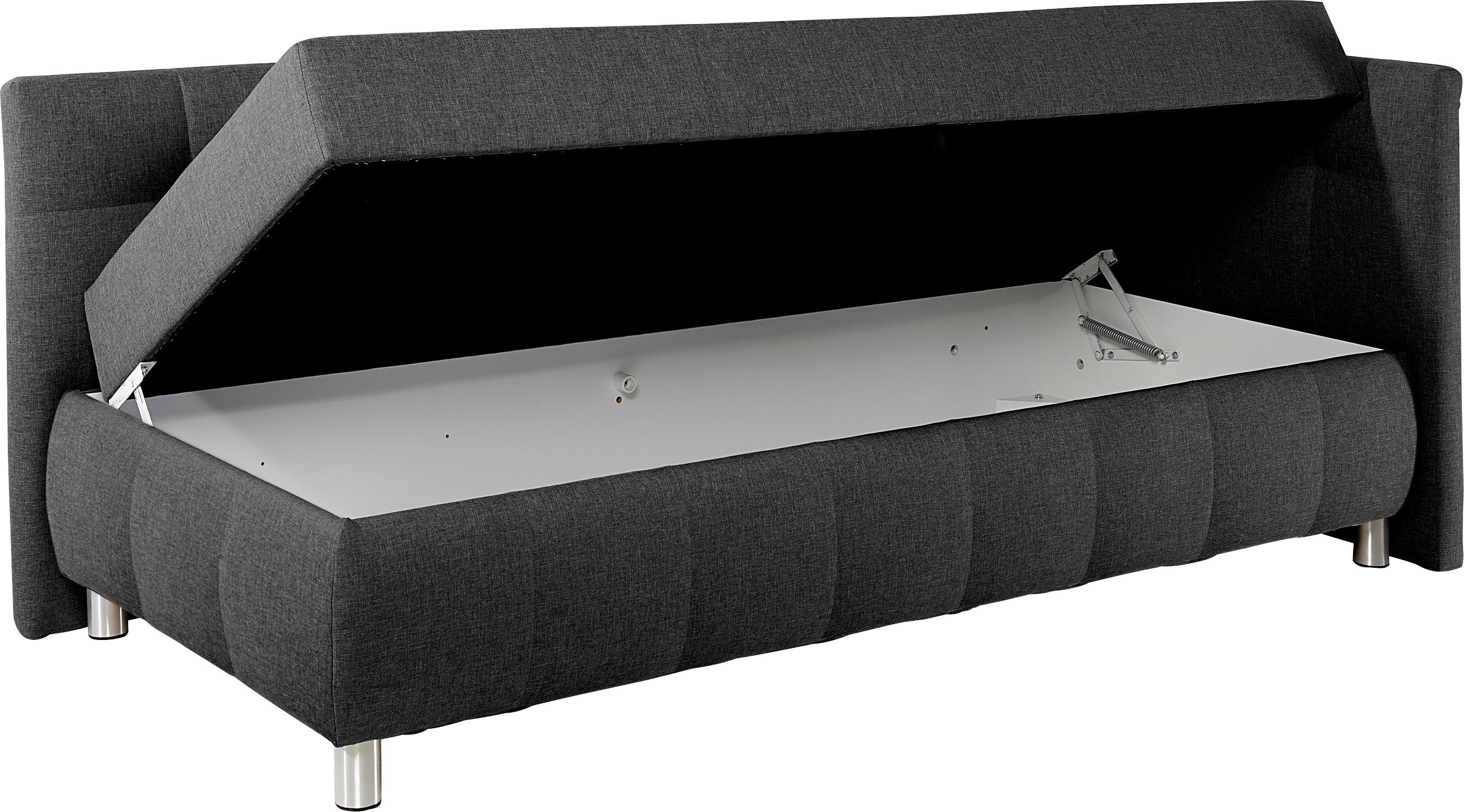 Maintal Bed Malea met bedkist, in 3 breedten, binnenvering- of bonell-matras ter keuze