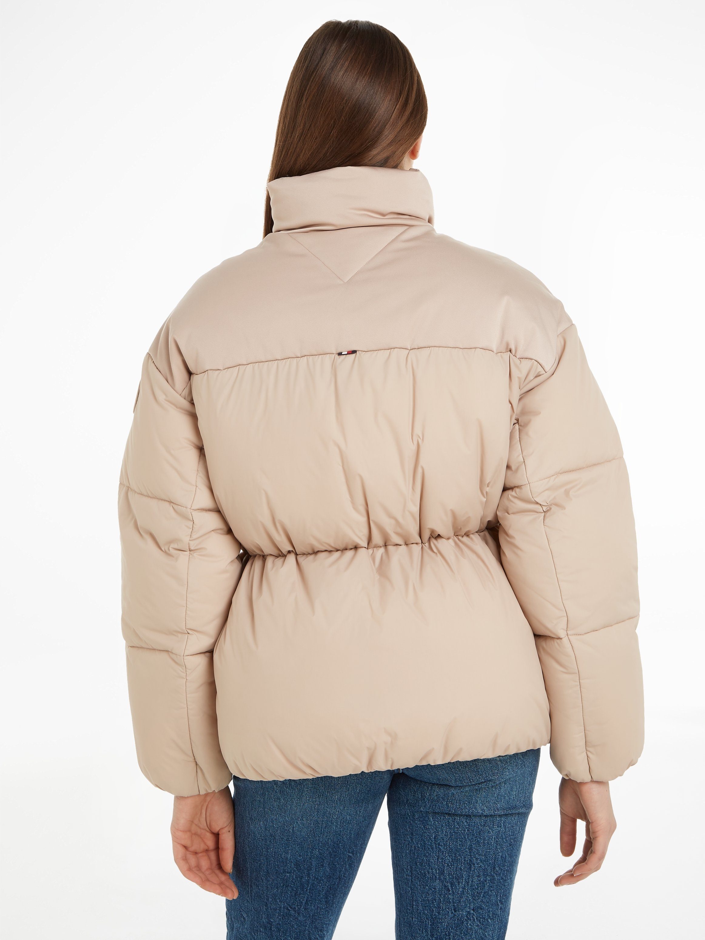 Tommy Hilfiger Gewatteerde jas NEW YORK PUFFER JACKET met verstelbare tailleband