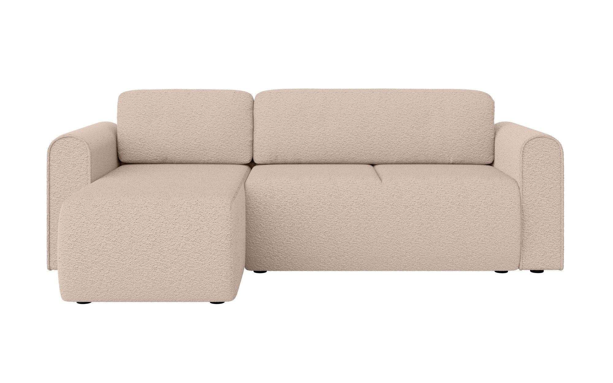 INOSIGN Hoekbank Zacharia optioneel slaapbank met opbergruimte, B/D/H 250/166/86 cm L-vorm met golfondersteuning, recamière aan beide zijden te monteren