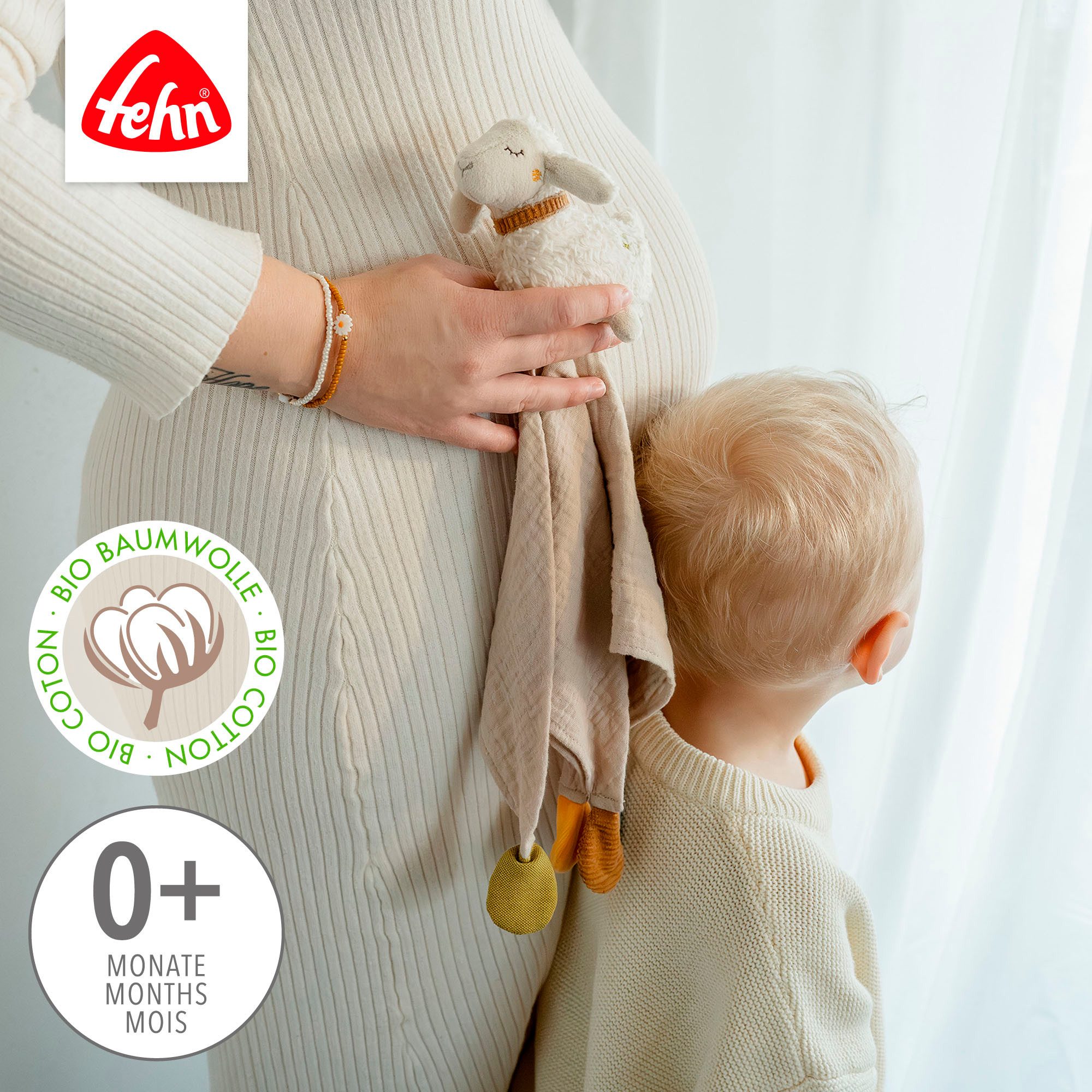Fehn Knuffeldoek FehnNATUR, Schaap