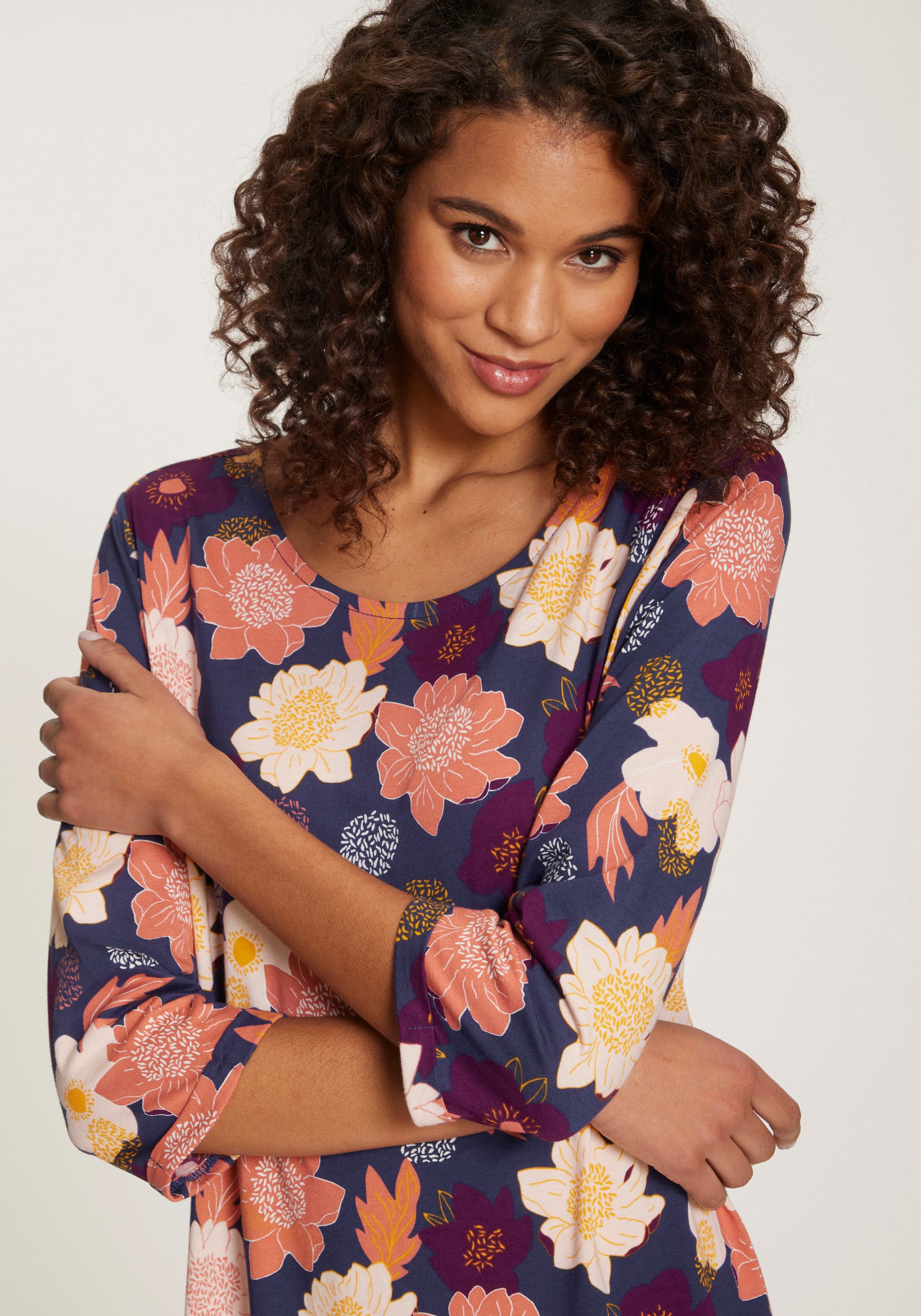 Vivance Dreams Nachthemd met bloemenprint